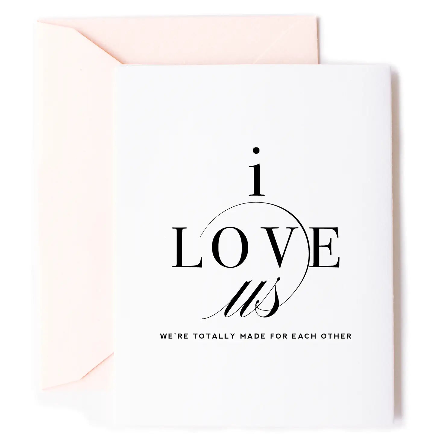 I Love Us Card