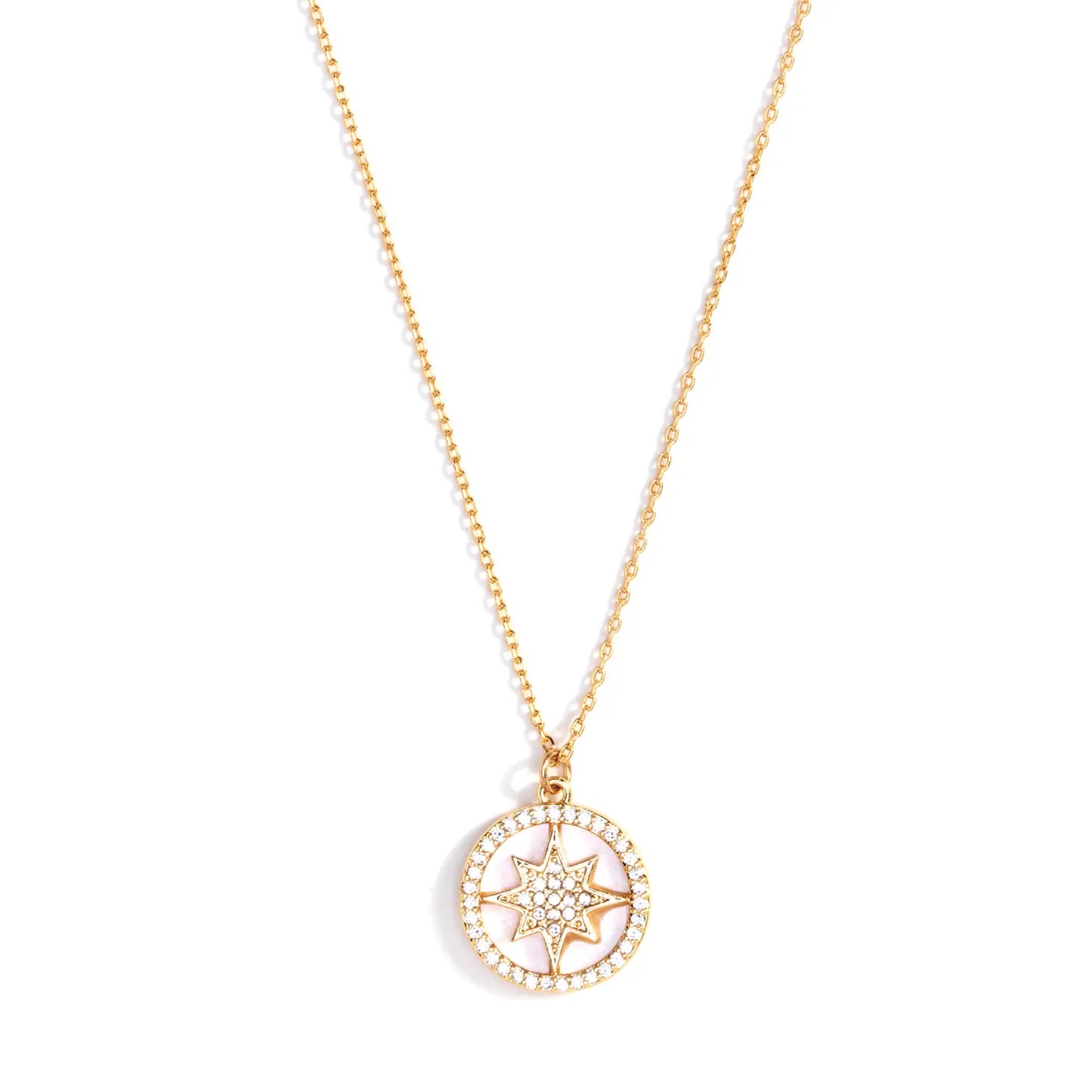 Pave Starburst Necklace