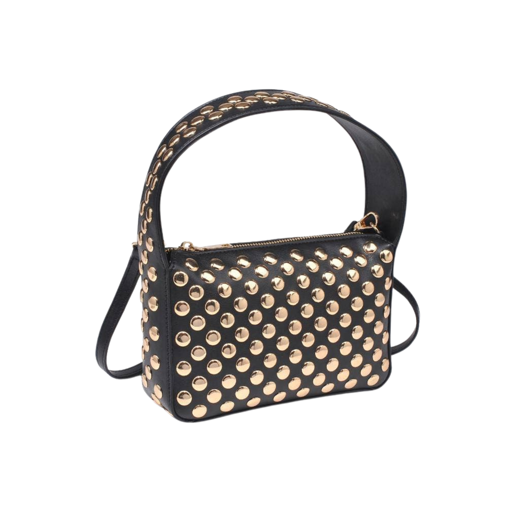 Isabel Studded Crossbody | Black