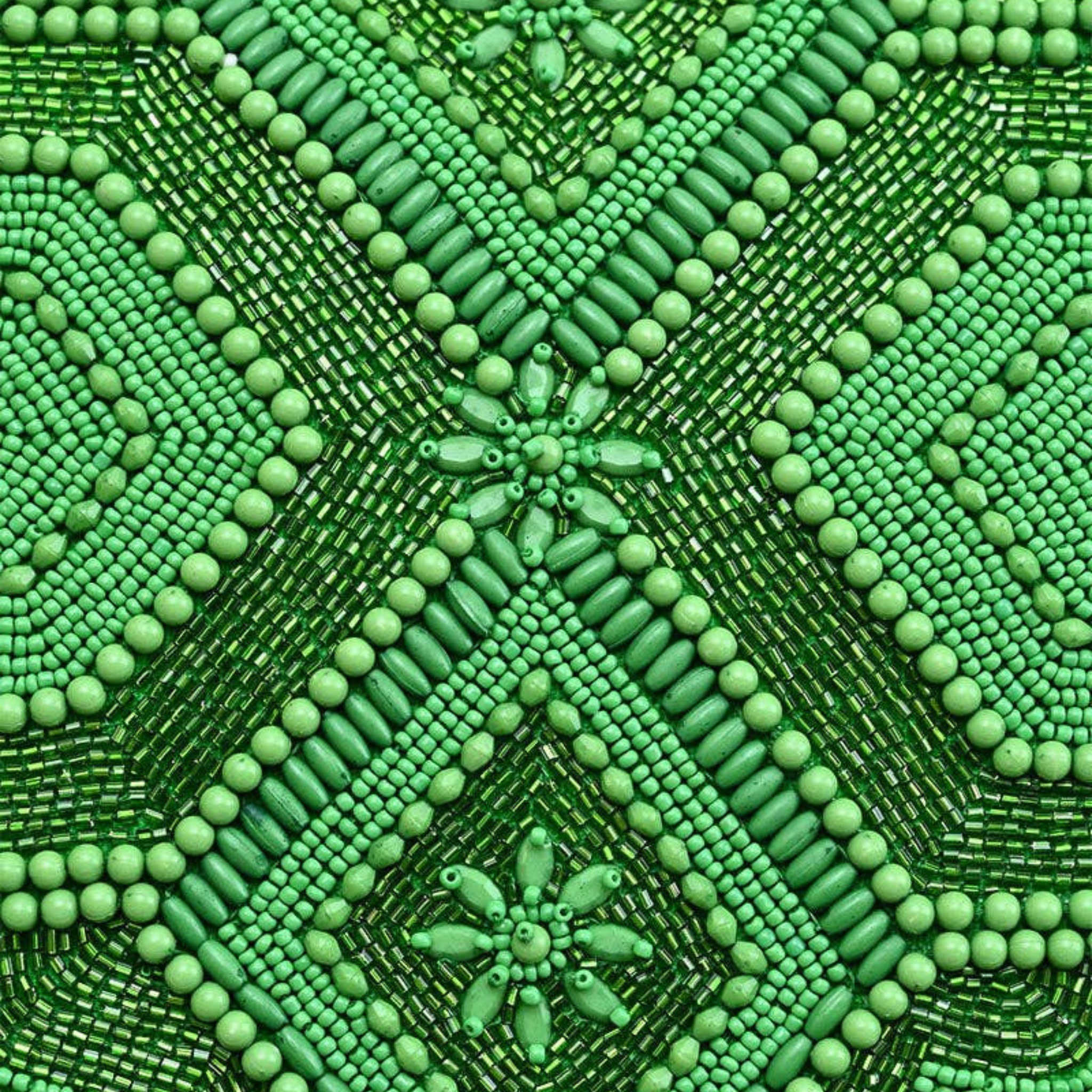 Green Jewel Evening Bag