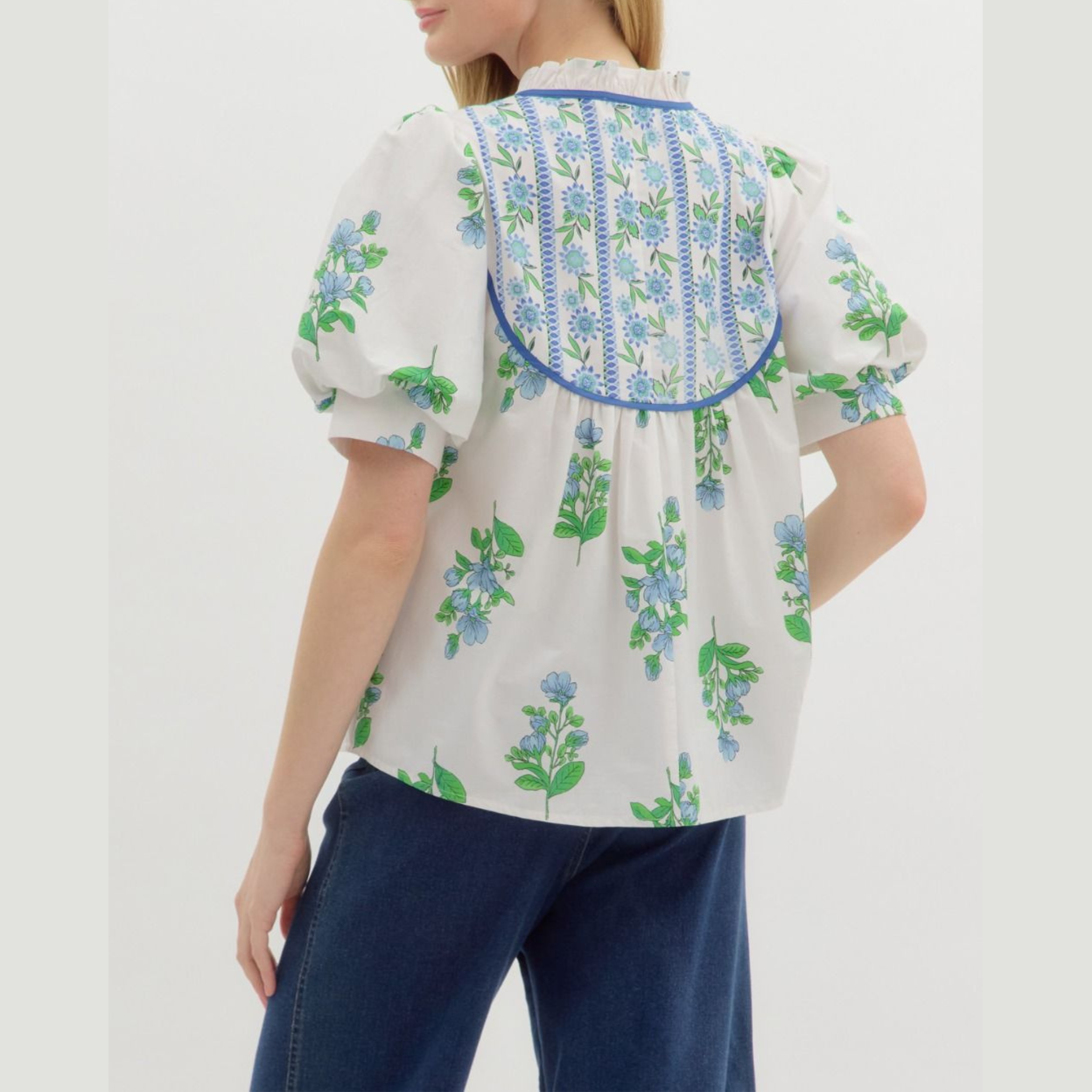 Meadow Muse Bubble Sleeve Top
