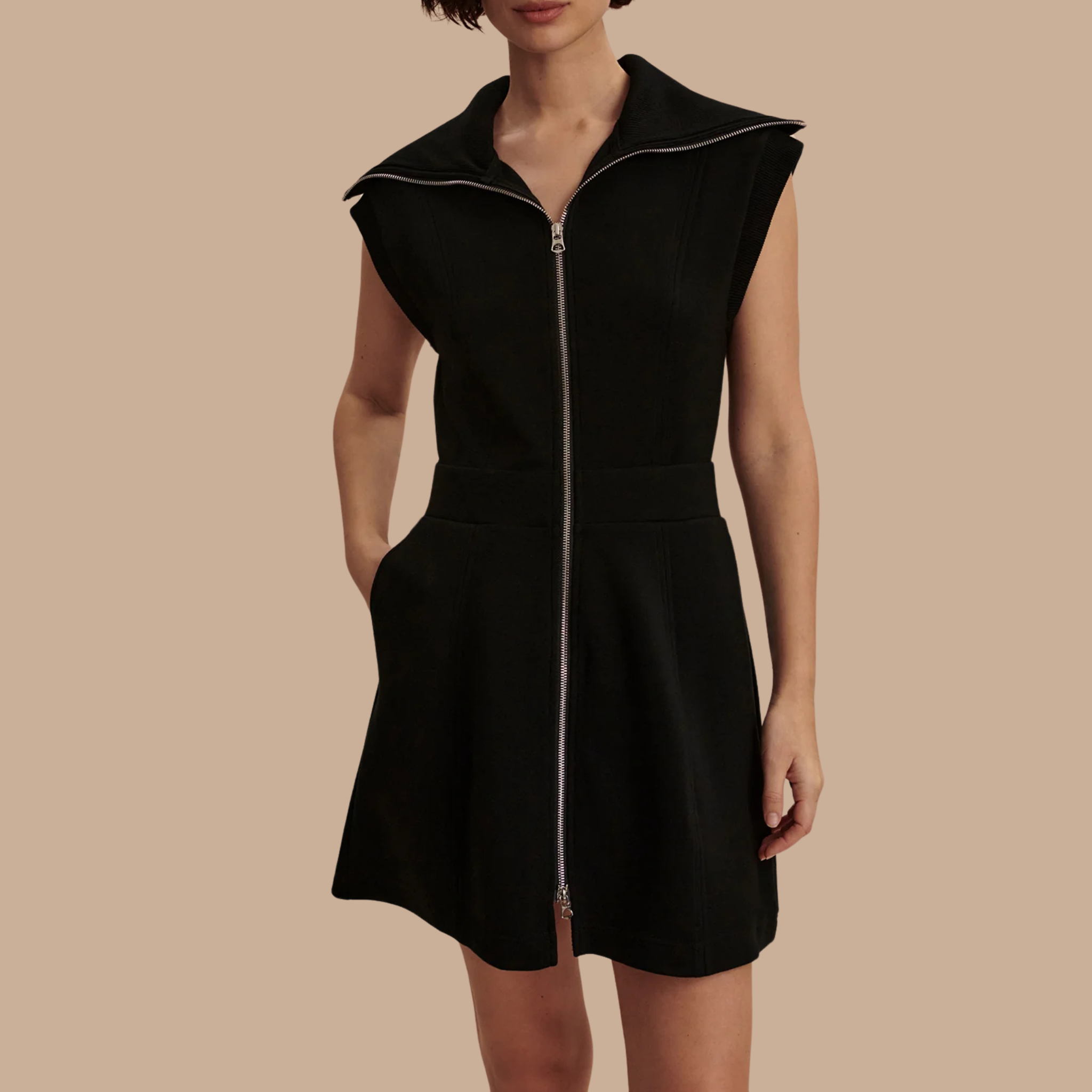 Rebecca Zip Through Dress