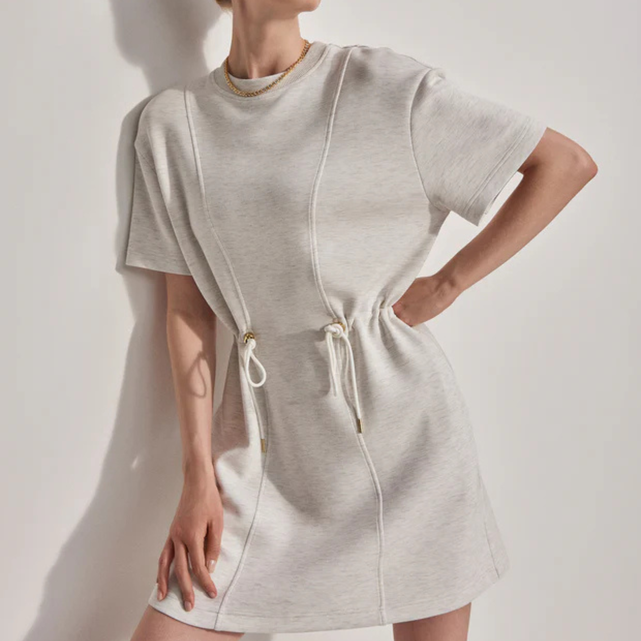 Maple Dress | Ivory Marl