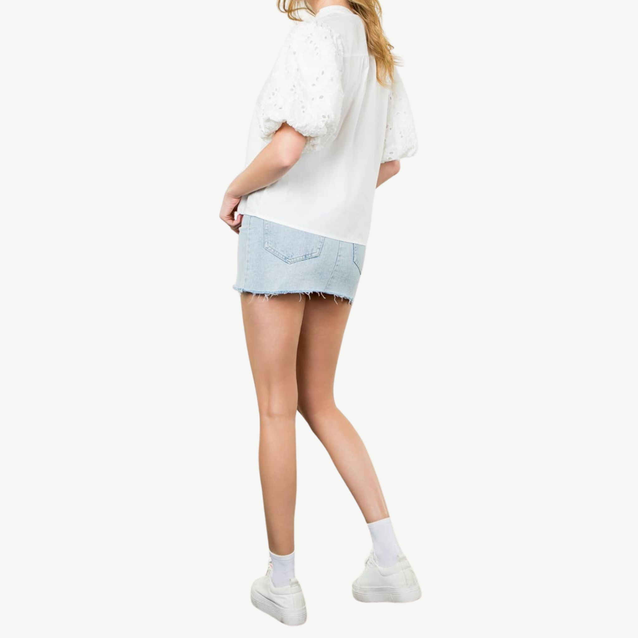 The Sienna Eyelet Top