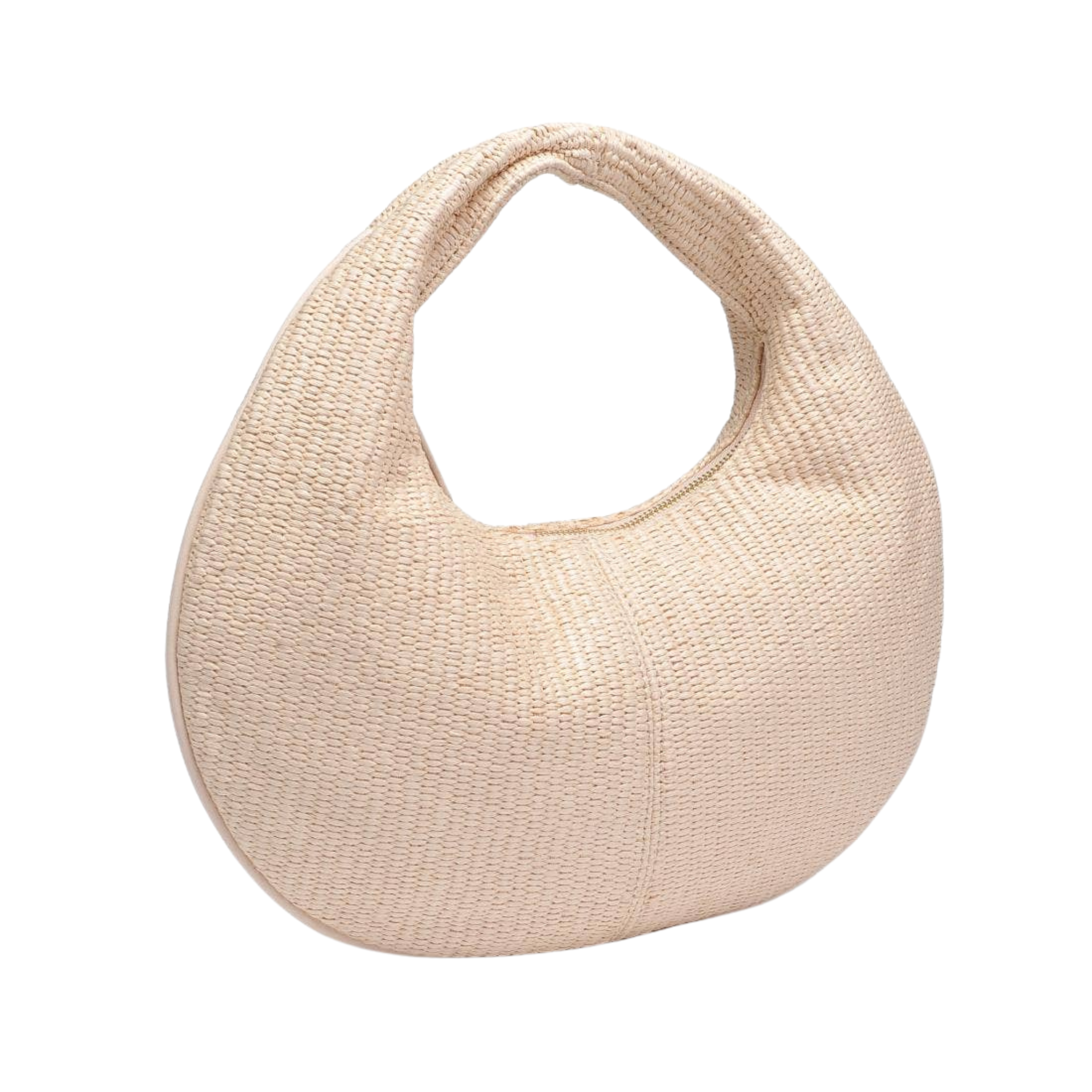 Farrah Straw Hobo | Cream