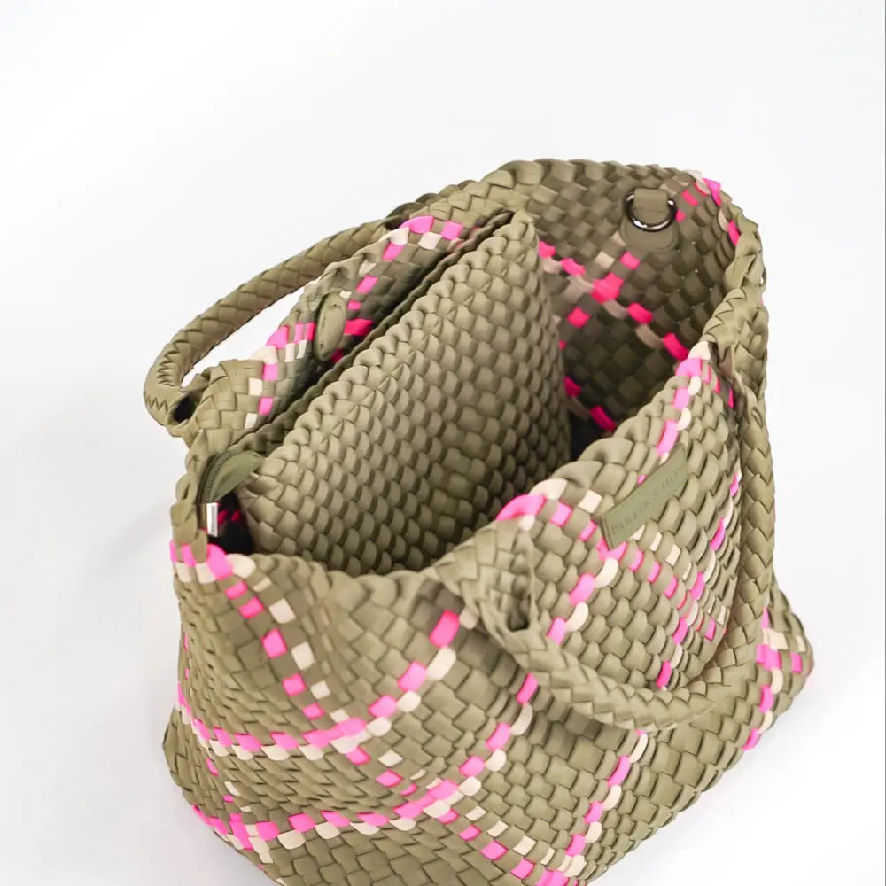 Sage Multi Woven Tote