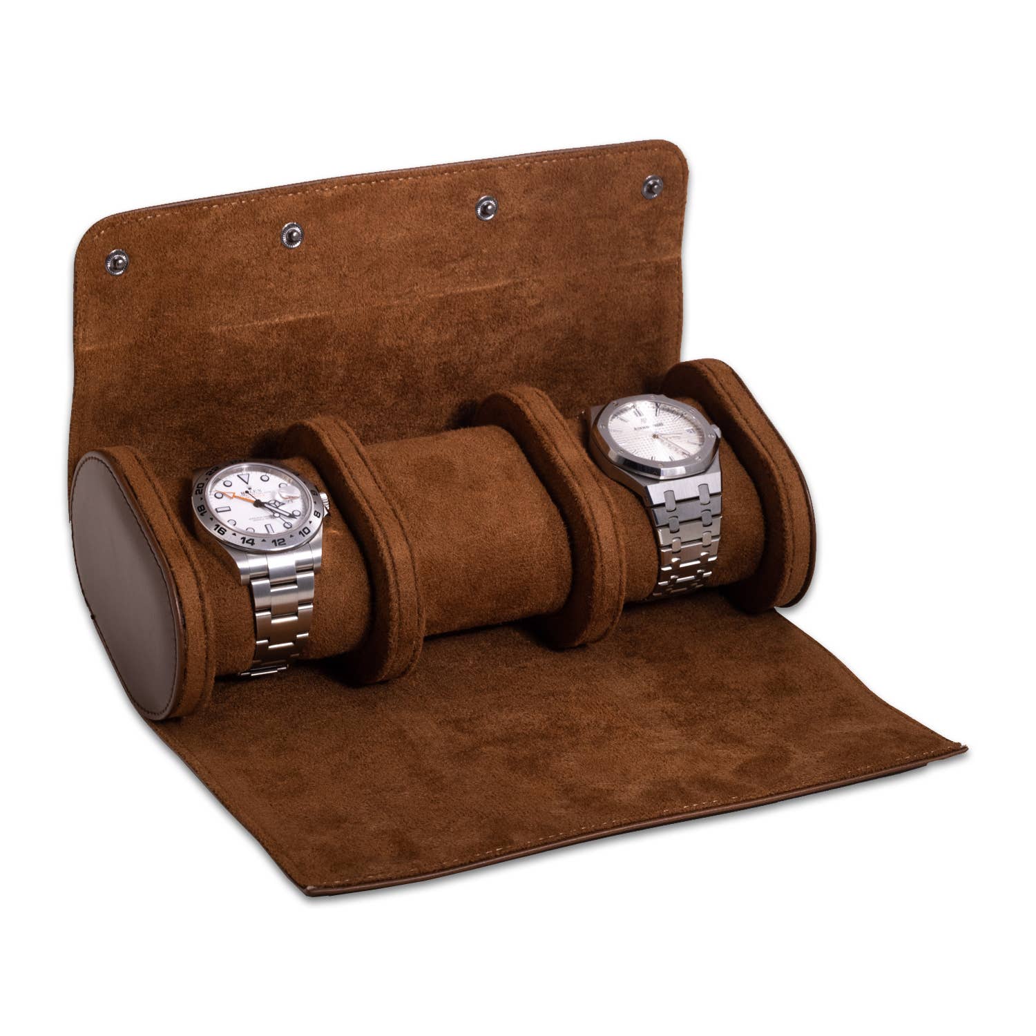 Milani Leather Watch Roll | Brown