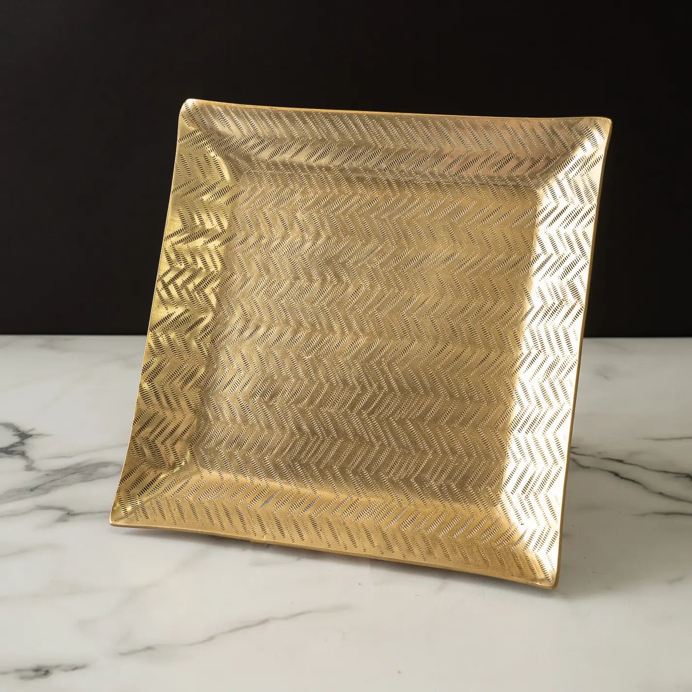 Gold Square Tray | 10" x 10"