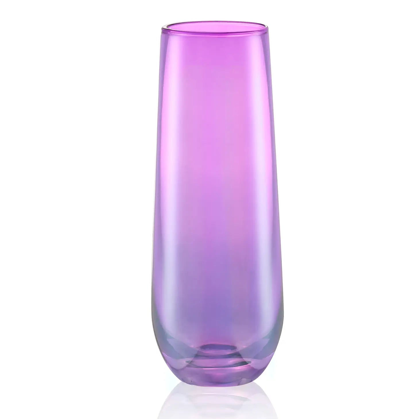 Luster Stemless Flute | Purple