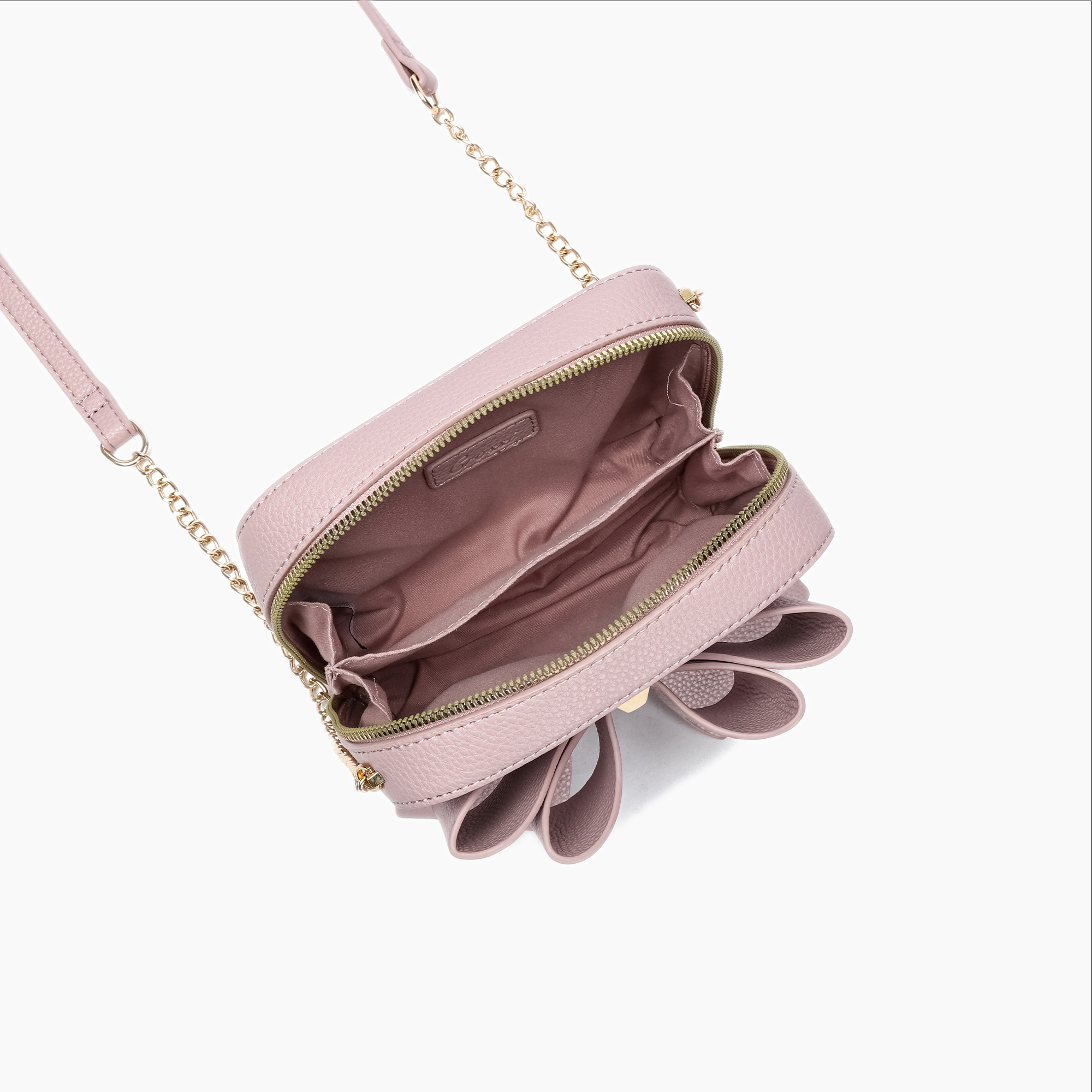 Chloe Bow Mini Crossbody Bag - Pink