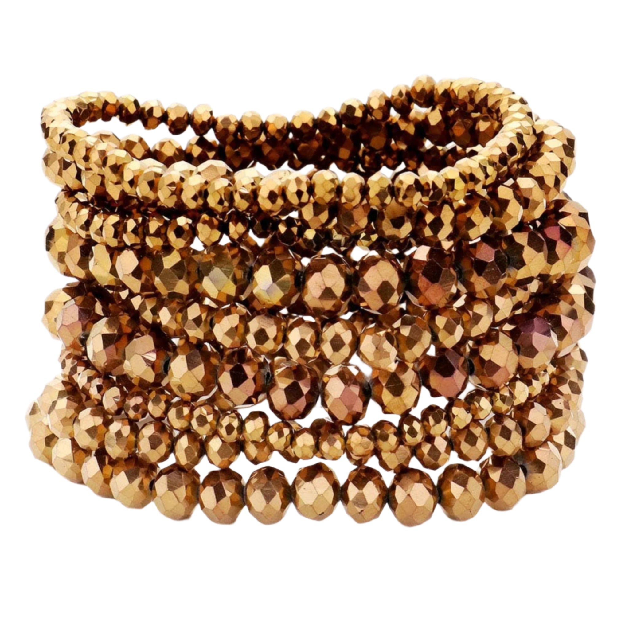 Faceted Bead Stretch Bracelets