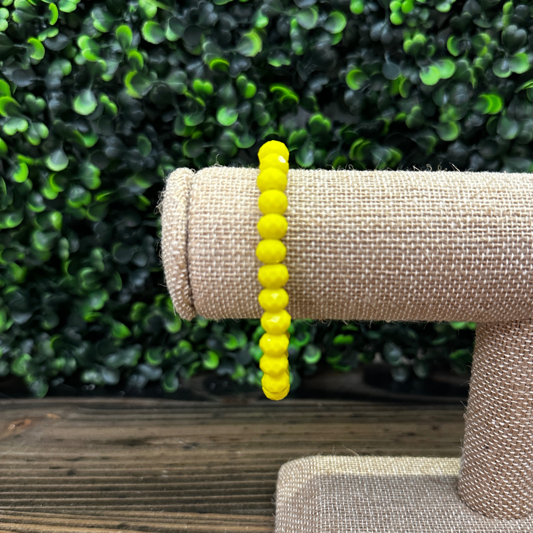 Yellow Beaded Bracelet