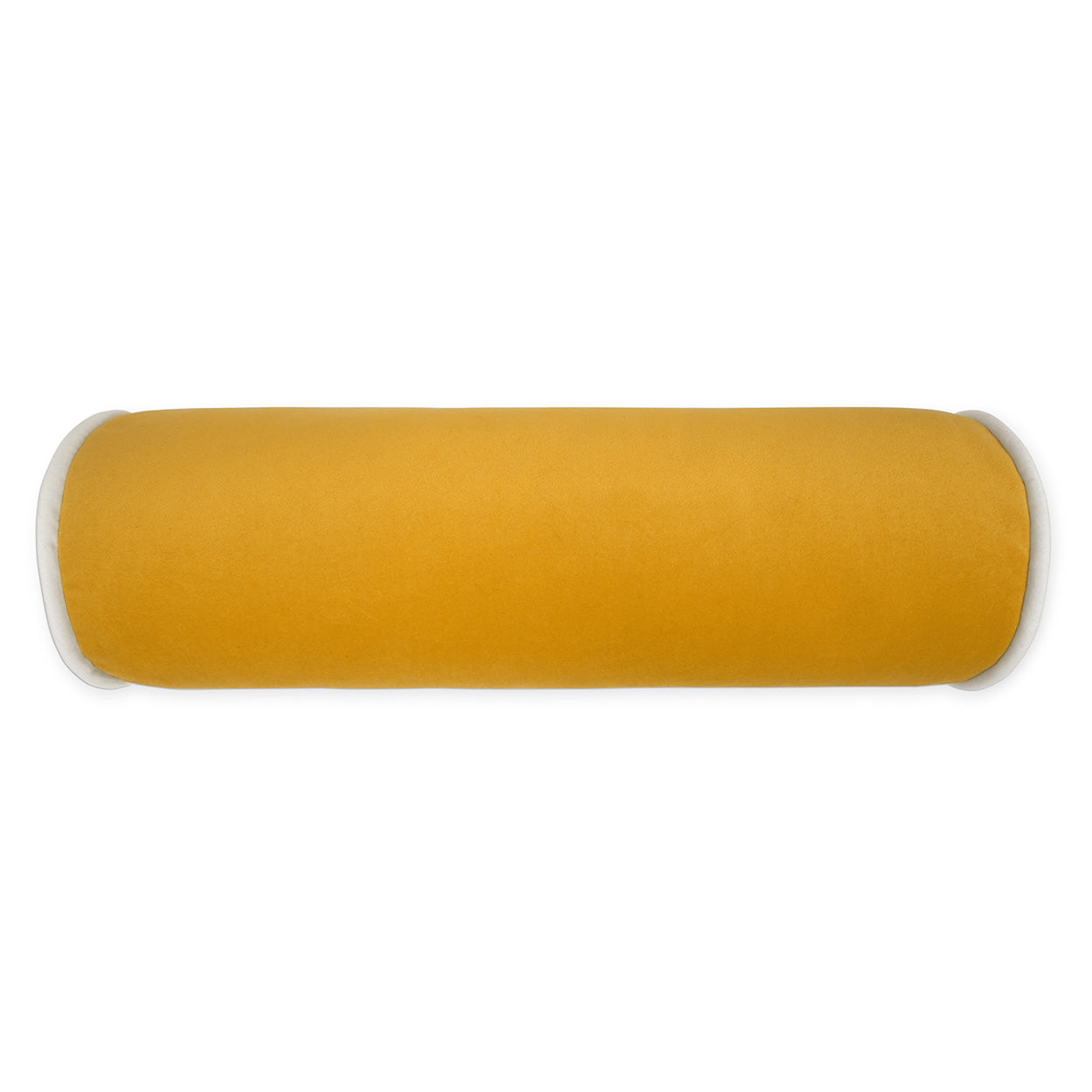 Mustard Posh Roll Pillow | 21"x7"