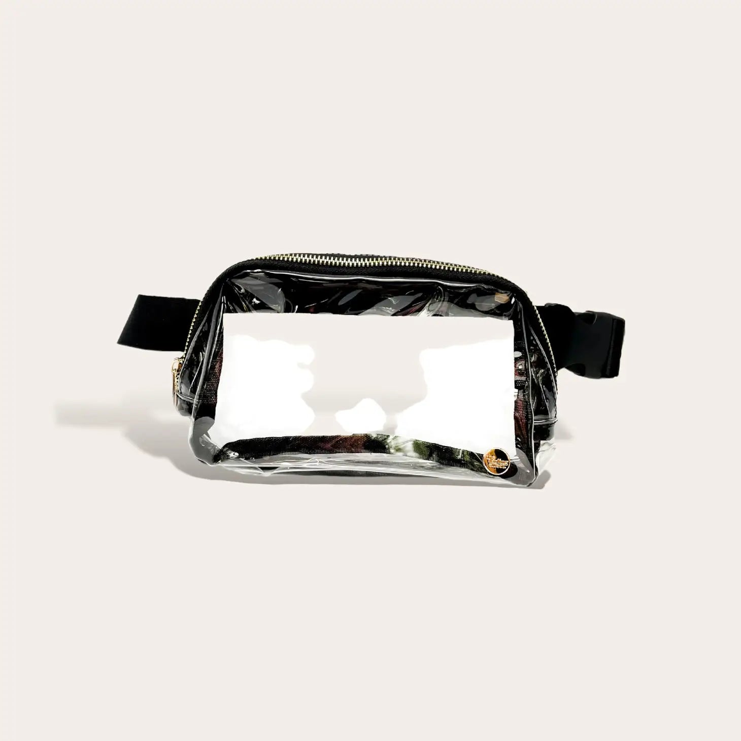 Black Clear Belt Bag