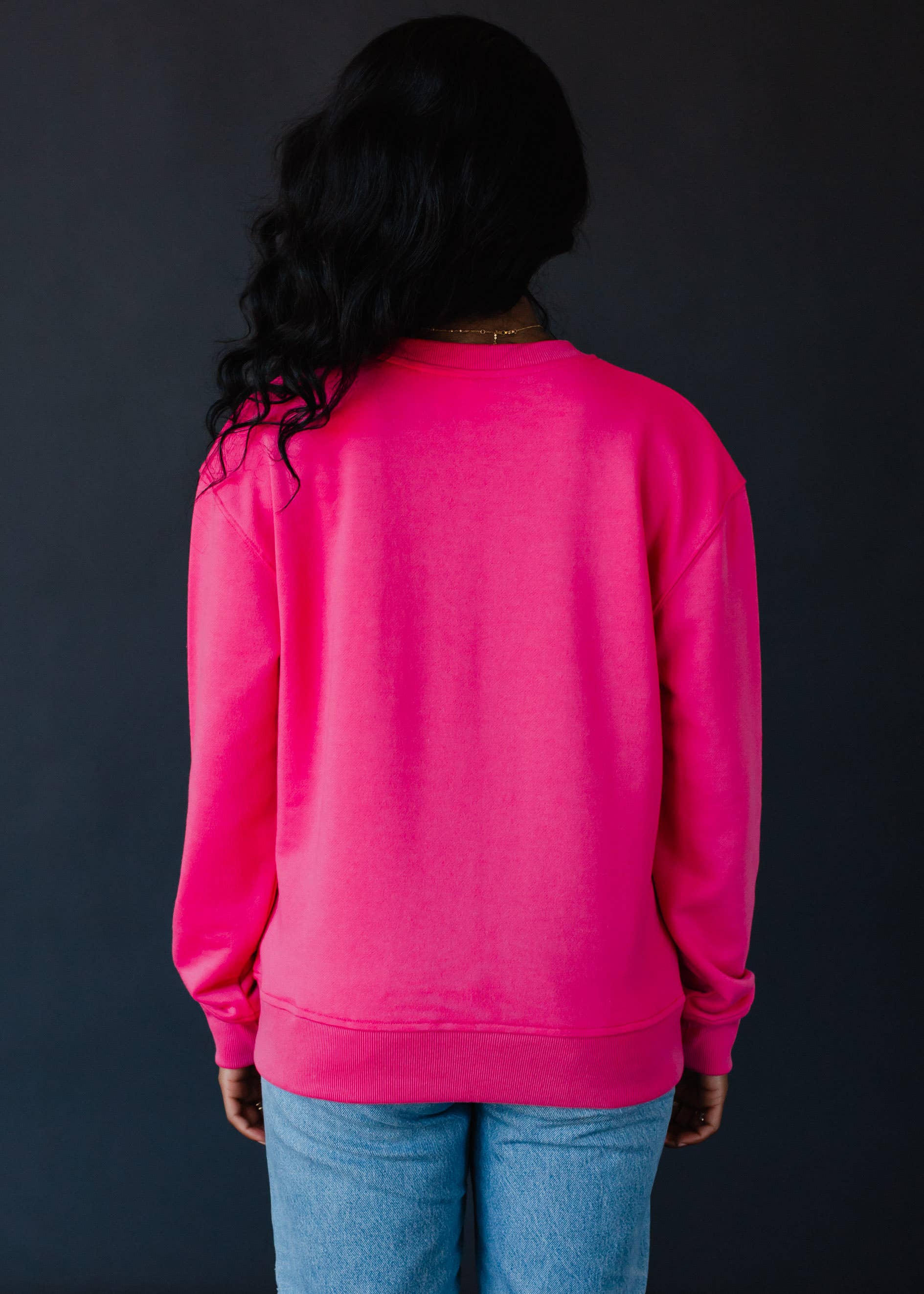 Bright Pink Cheers Sweatshirt