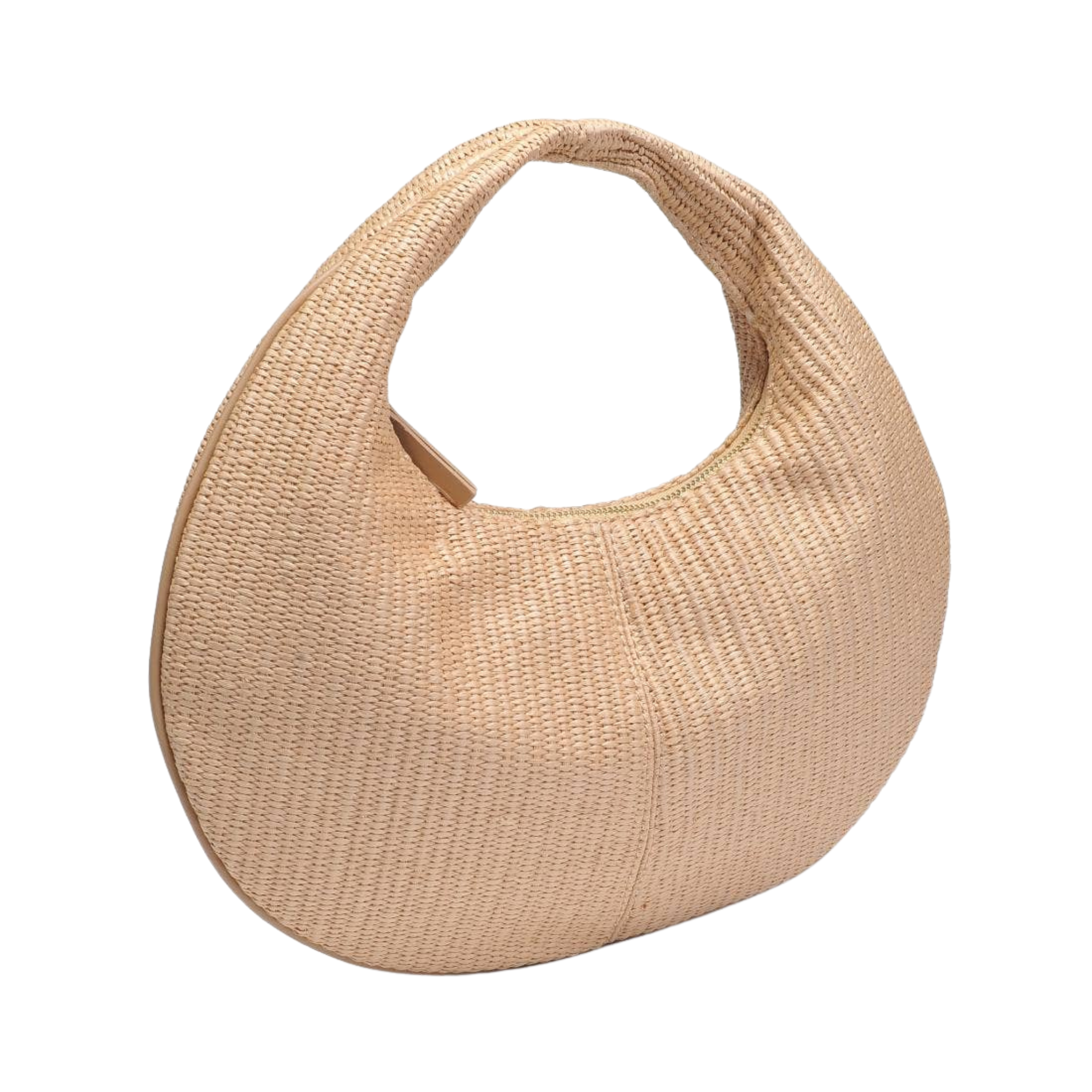 Farrah Straw Hobo | Natural