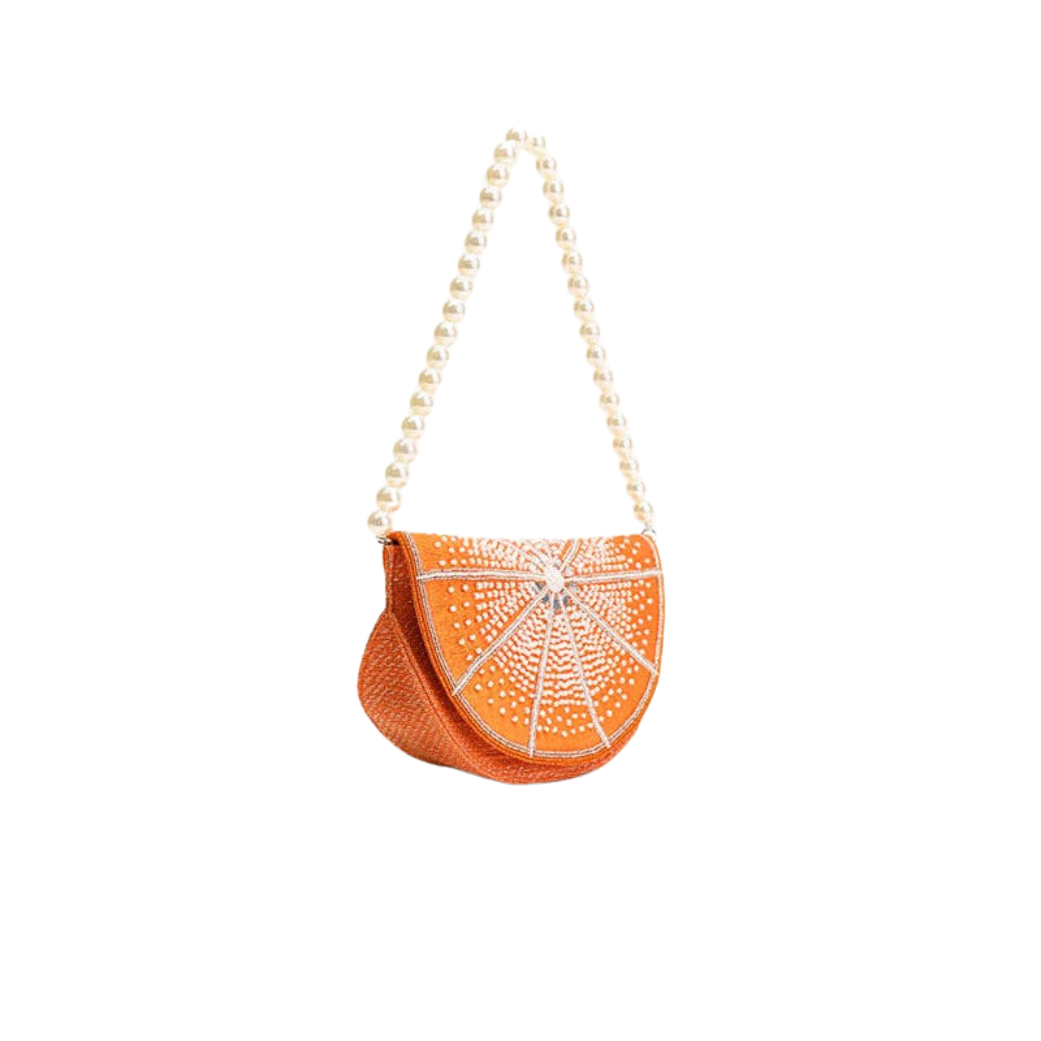 Citrus Couture Embellished Shoulder Bag