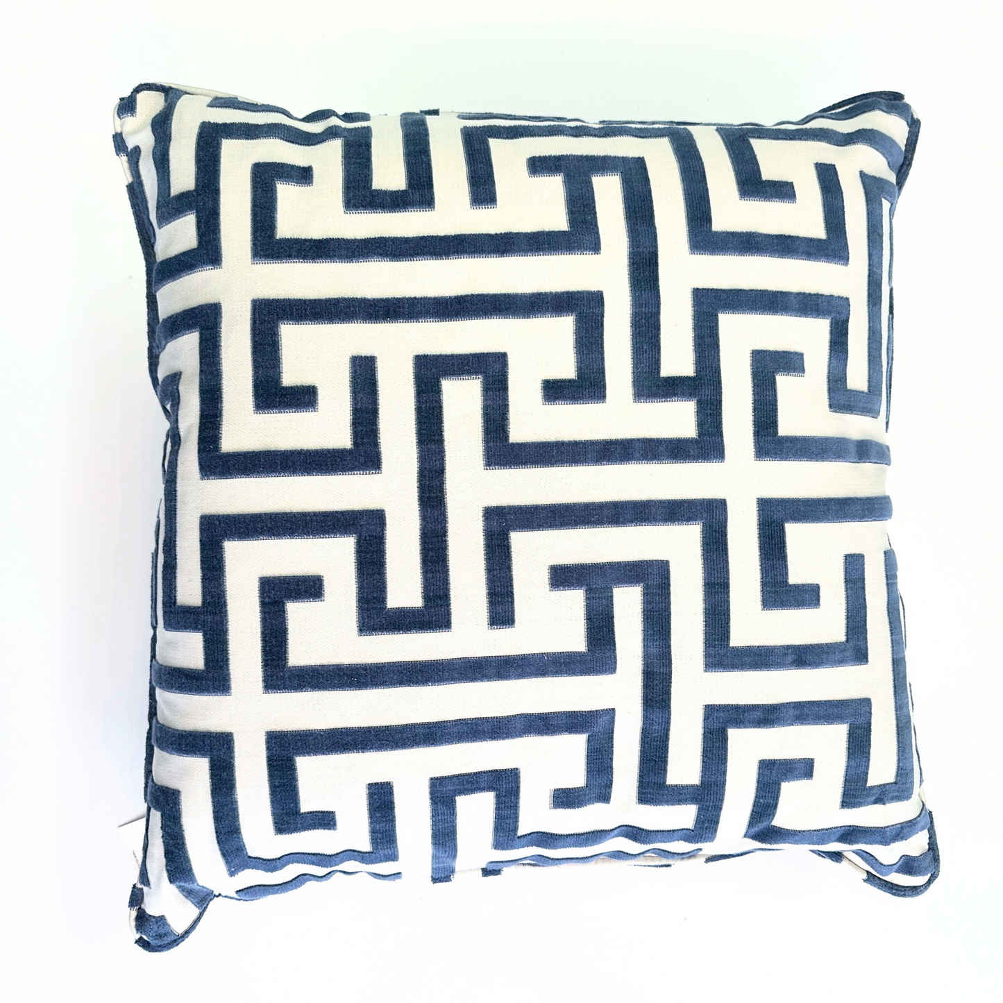 Ming Trail Accent Pillow in Blue | 20"x20"