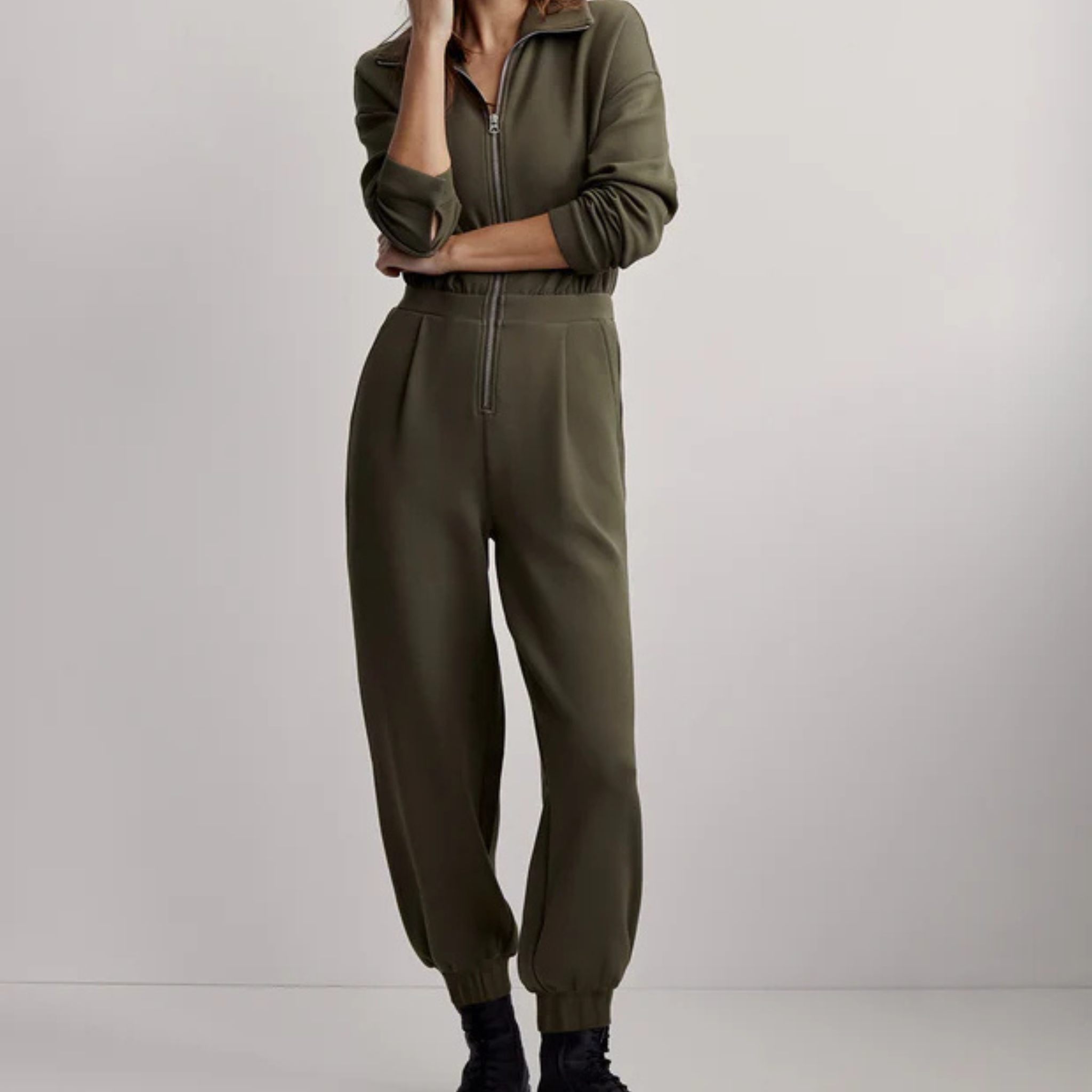 Jessie Jumpsuit | Olive Night