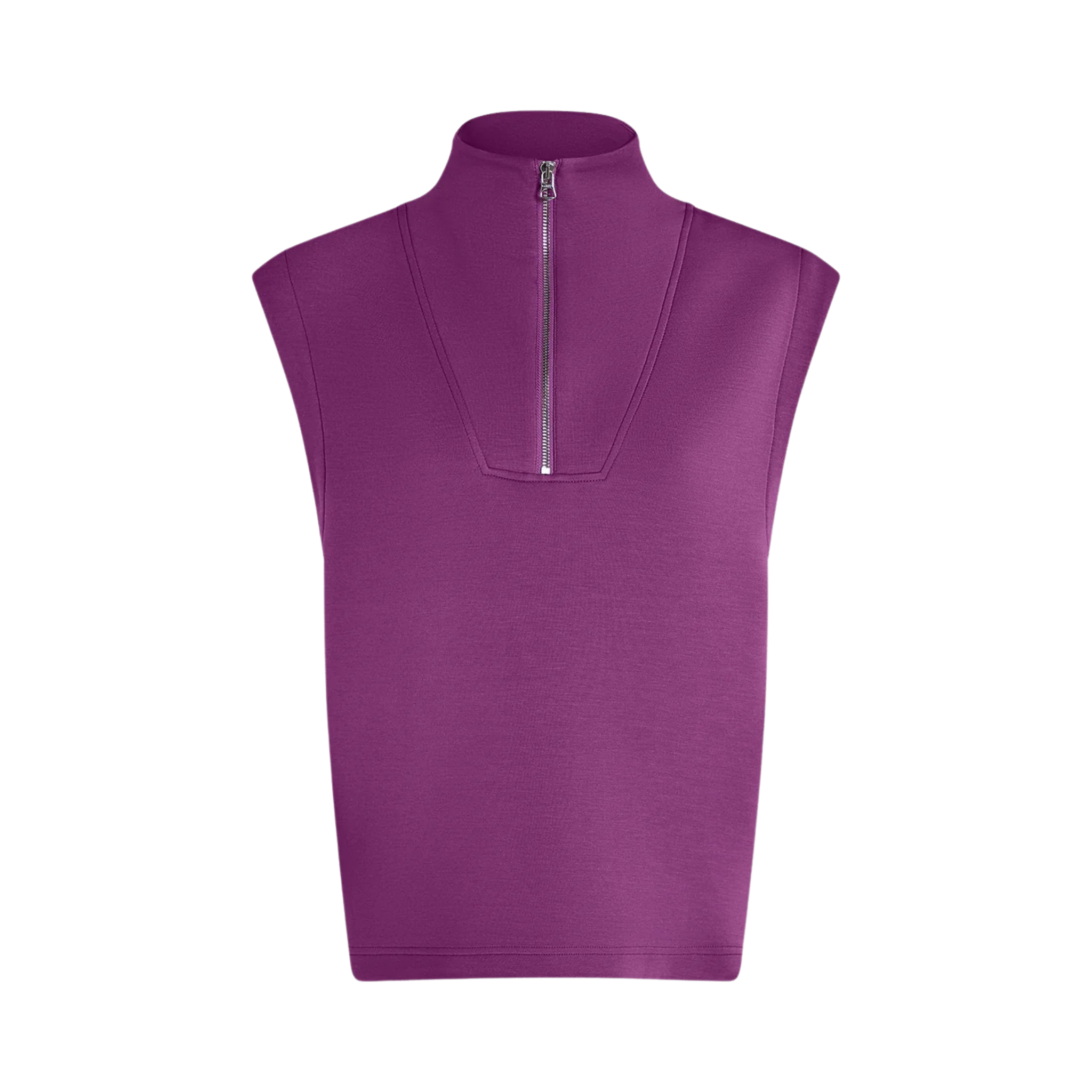 Magnolia Half-Zip Tank | Striking Purple