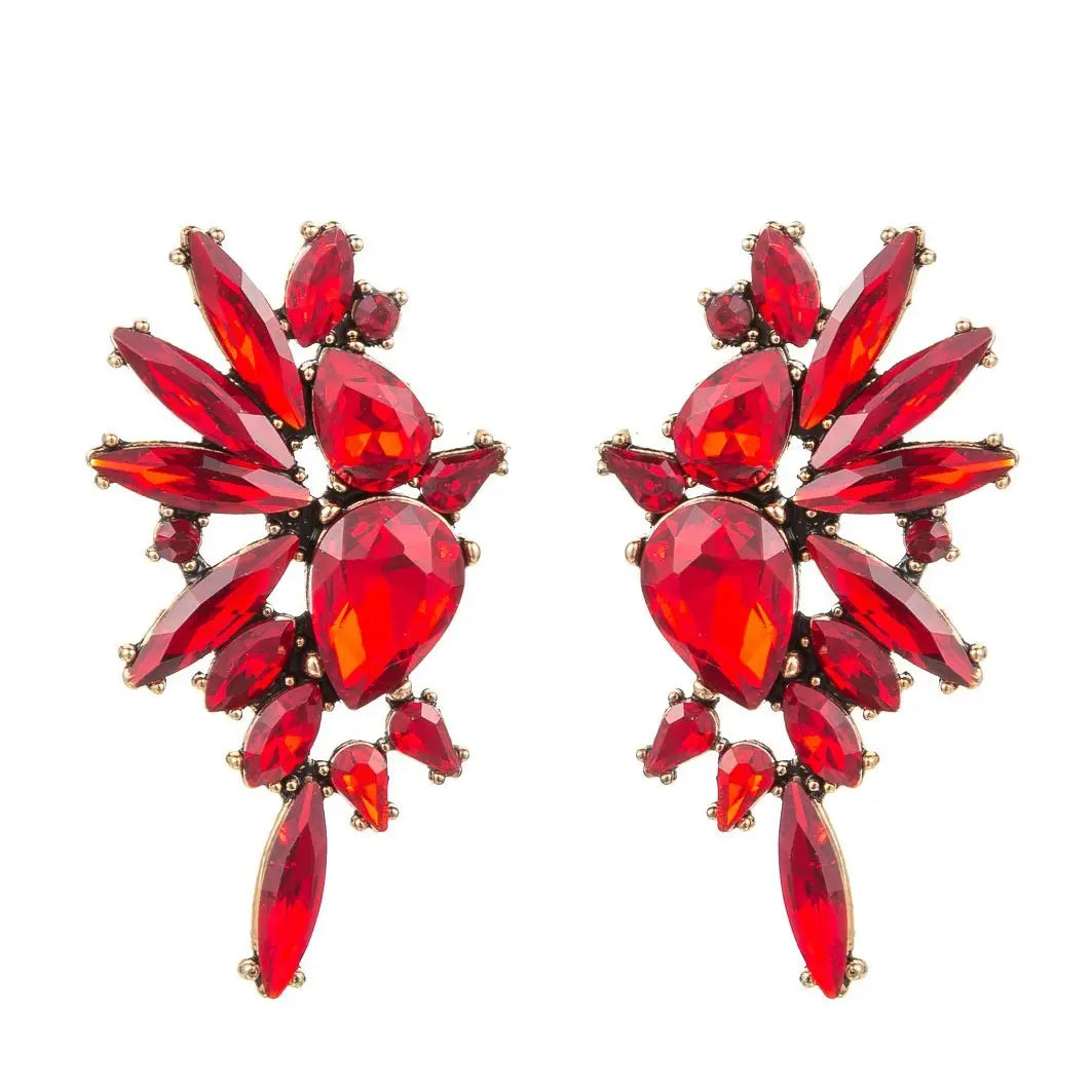 Red Drop Earrings