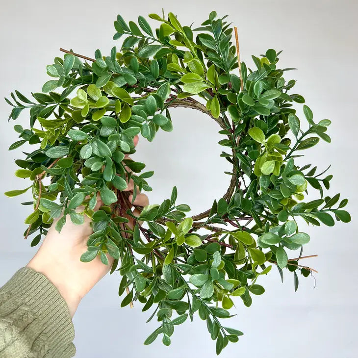 Boxwood Wreath Centerpiece