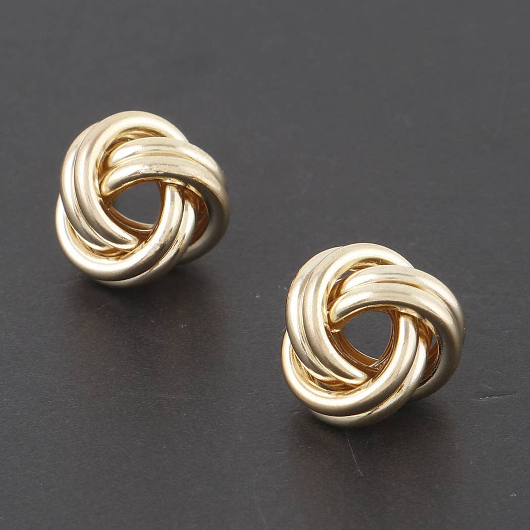 Double Twisted Knot Earrings