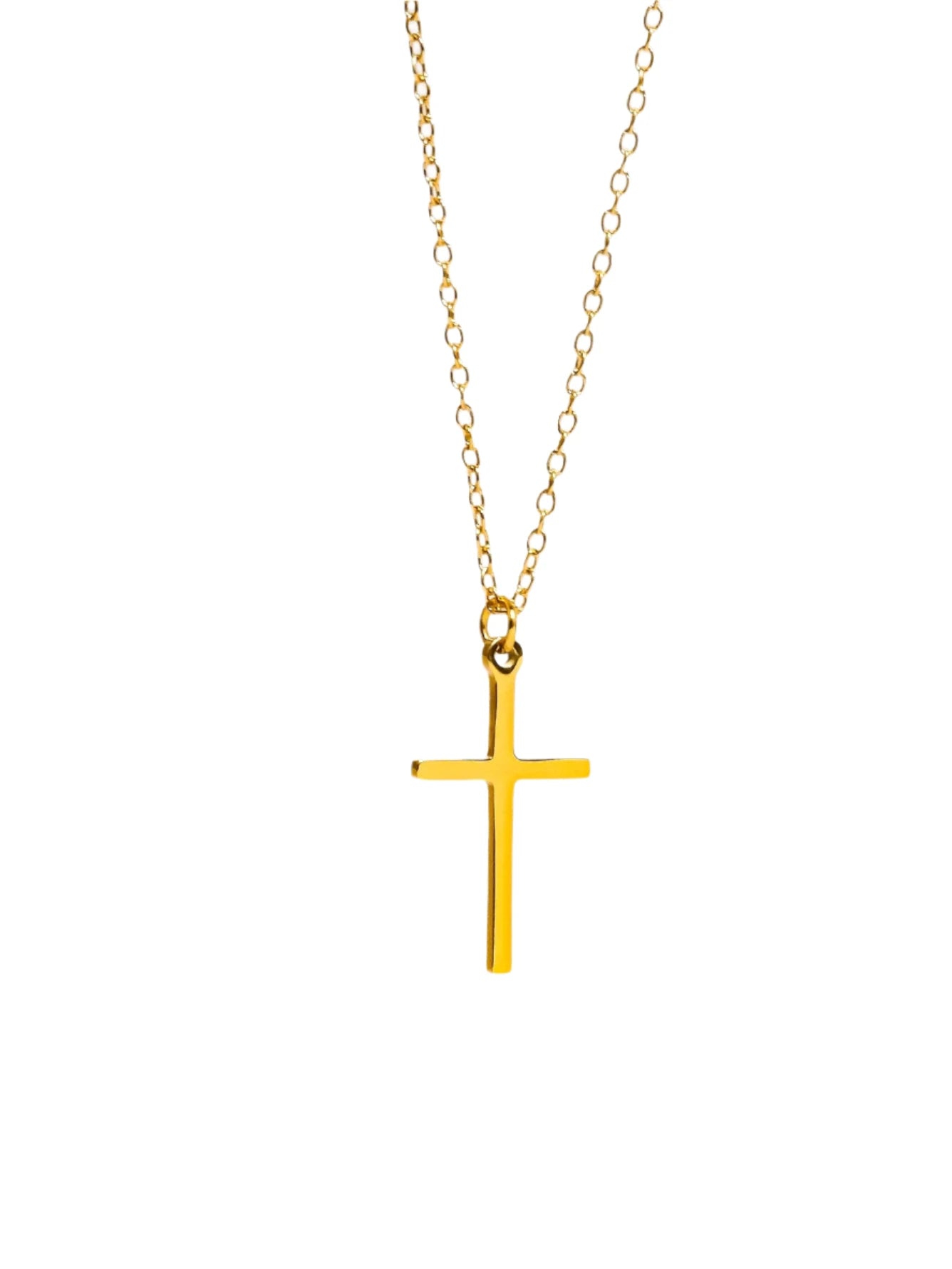 Tirza 18K Gold Small Cross Necklace