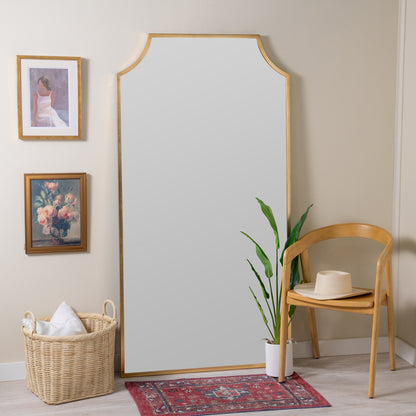 Simone Gold Floor Mirror