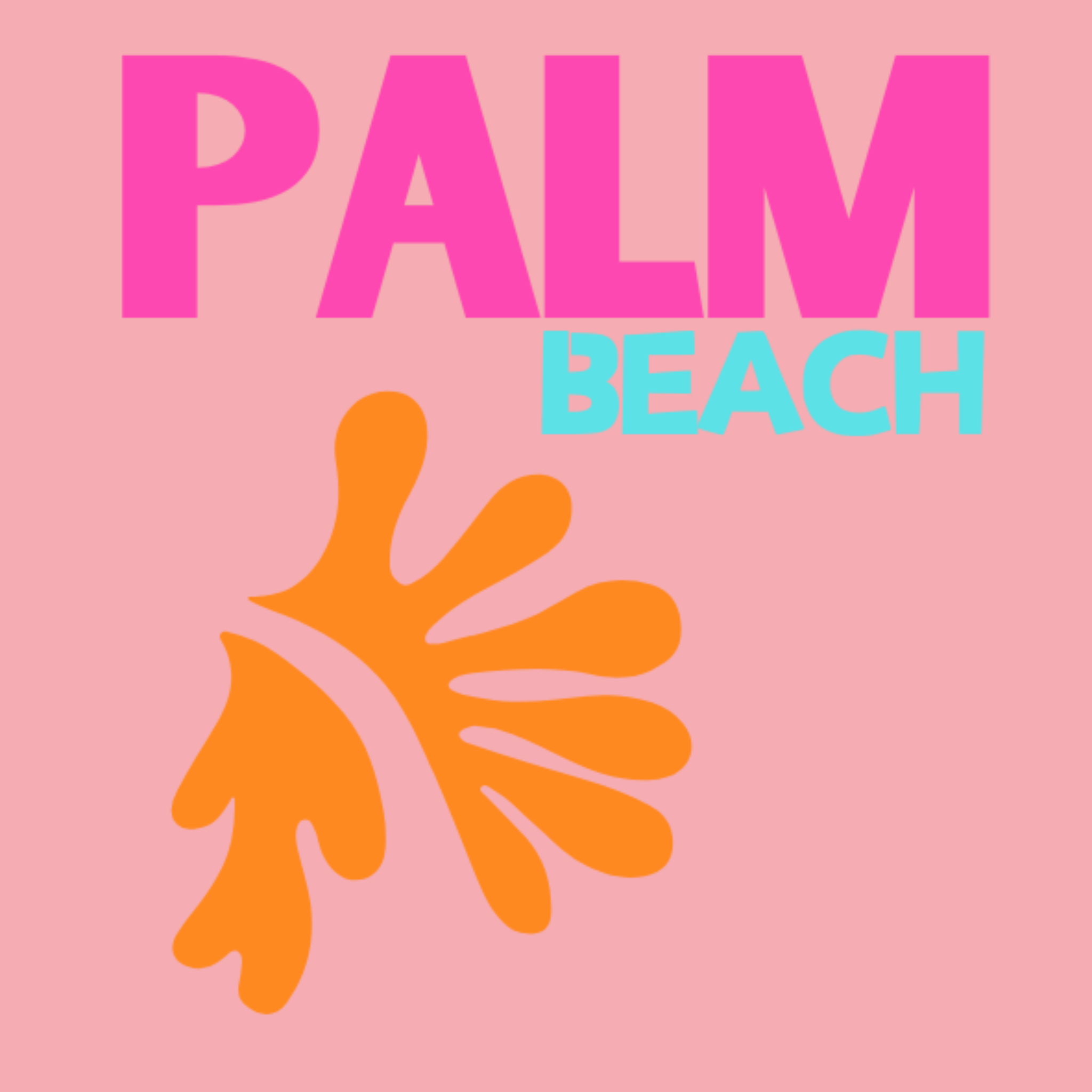 Acrylic  Coasters | Palm Beach