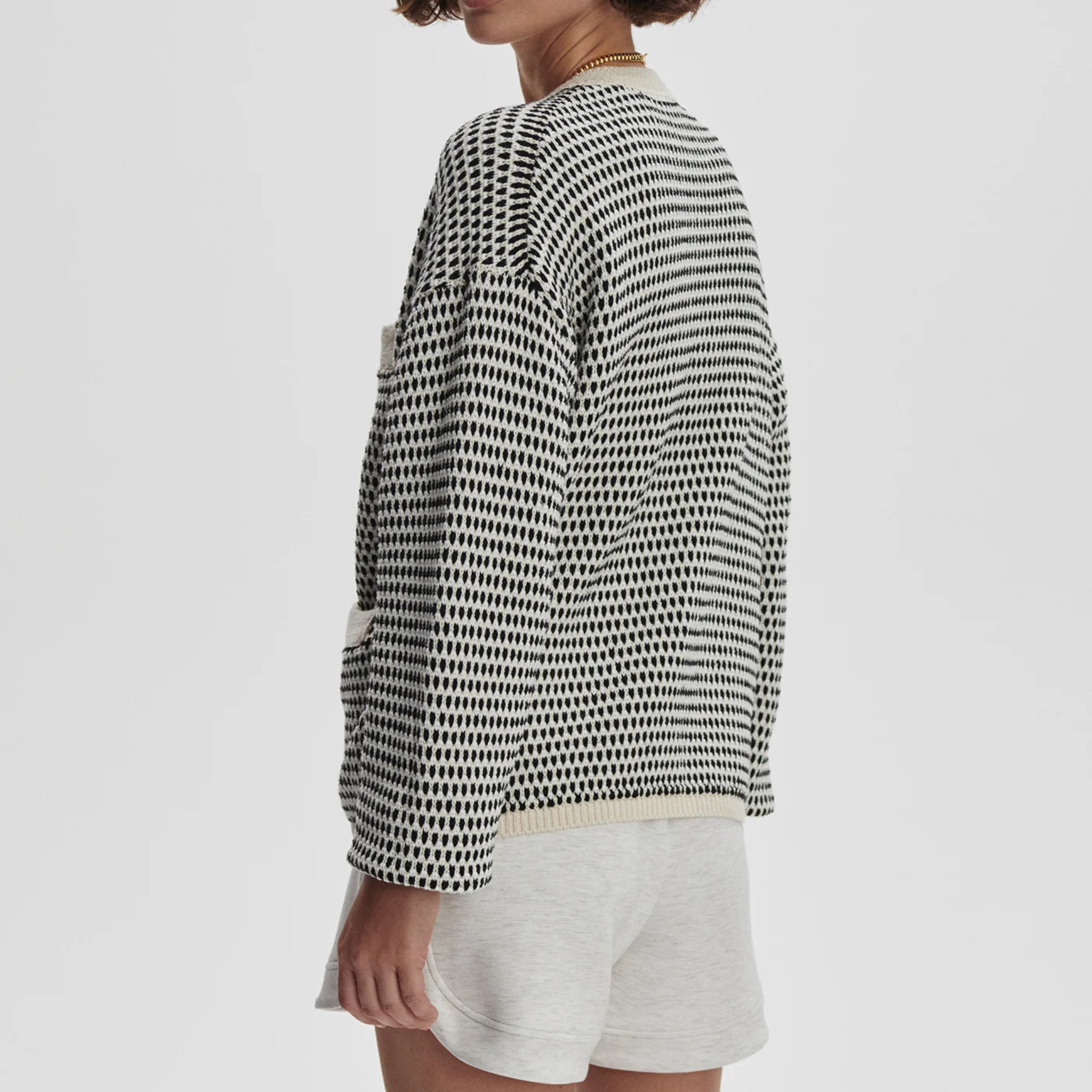 Tidewell Textured Knit Jacket | Birch Multi