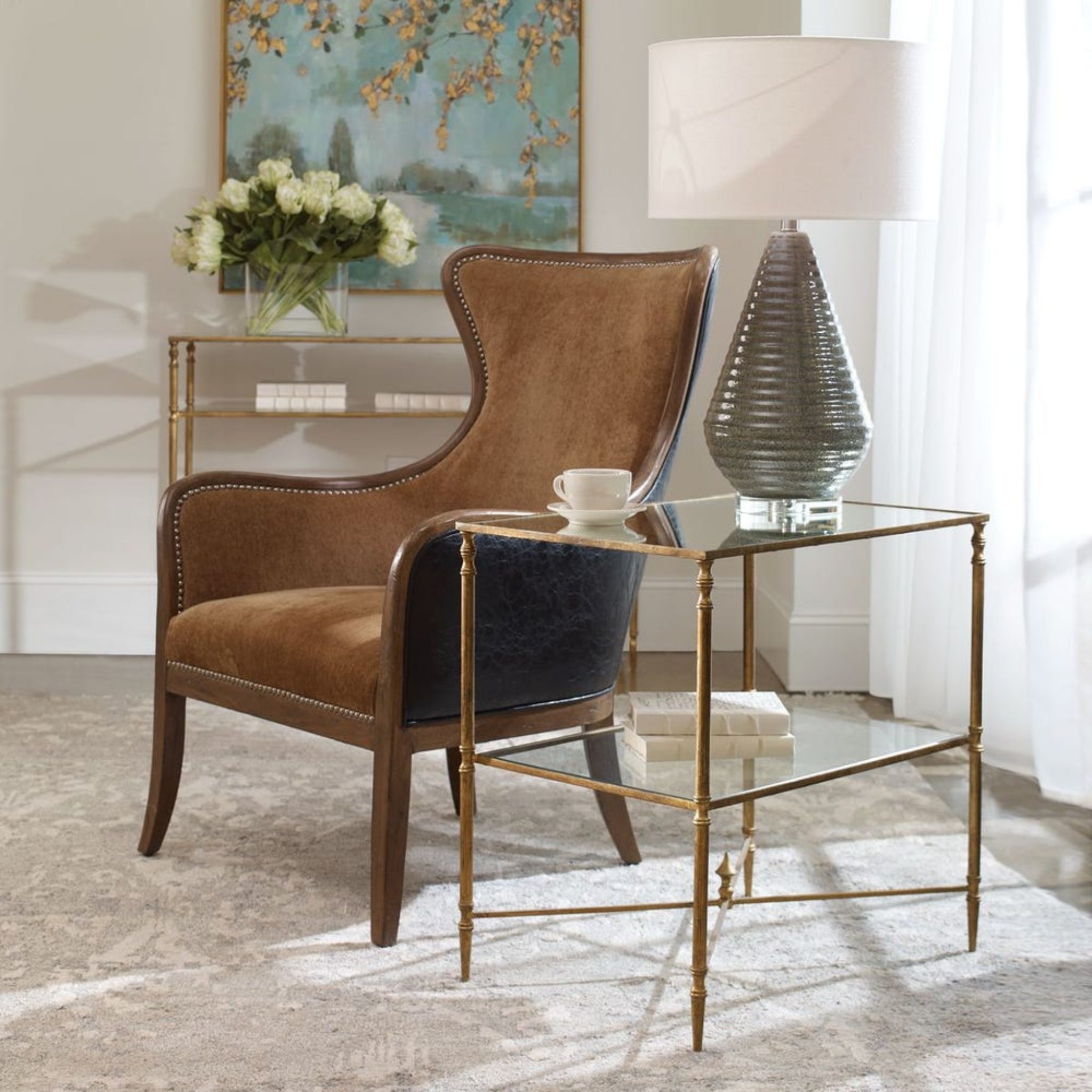 Henzler Lamp Table | Gold