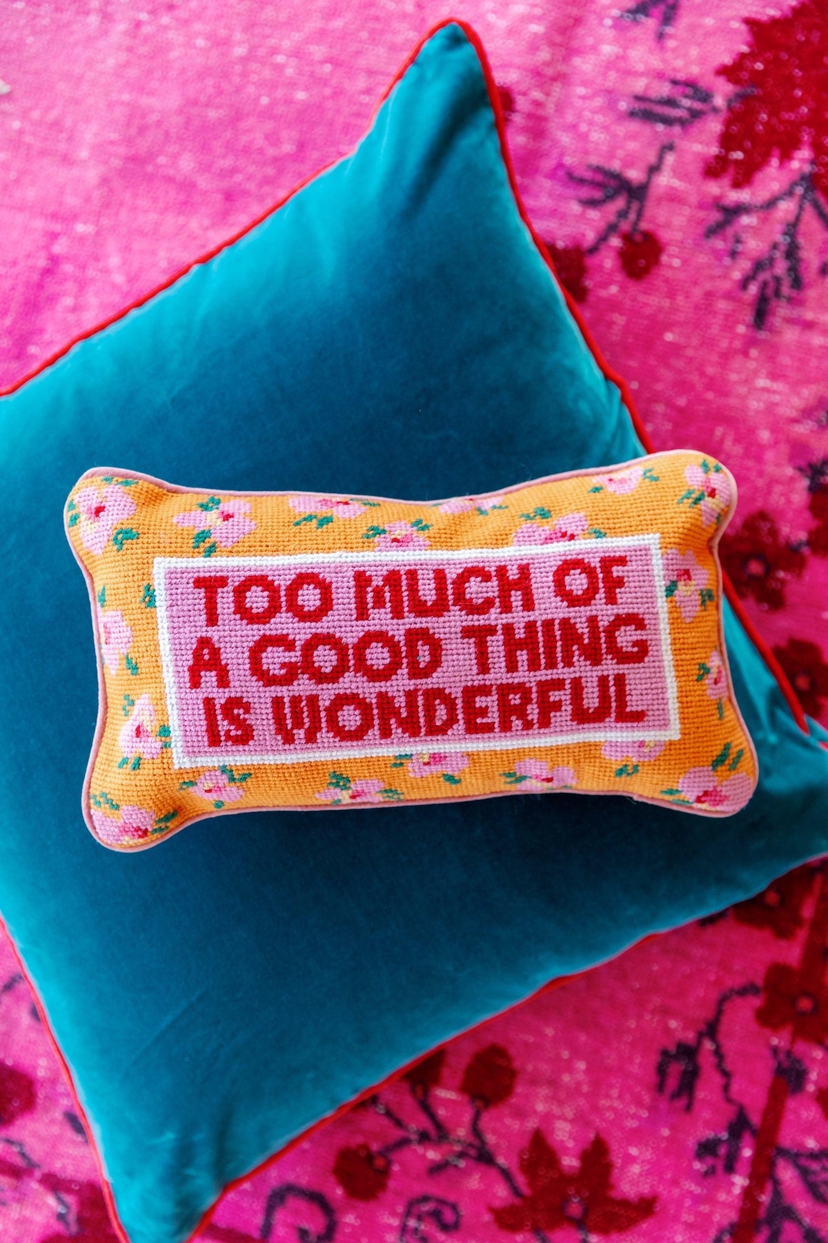 Too Much of a Good Thing is Wonderful Pillow