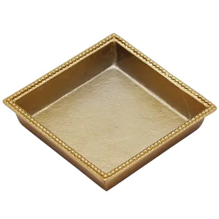 Napkin Caddy - Gold Beaded