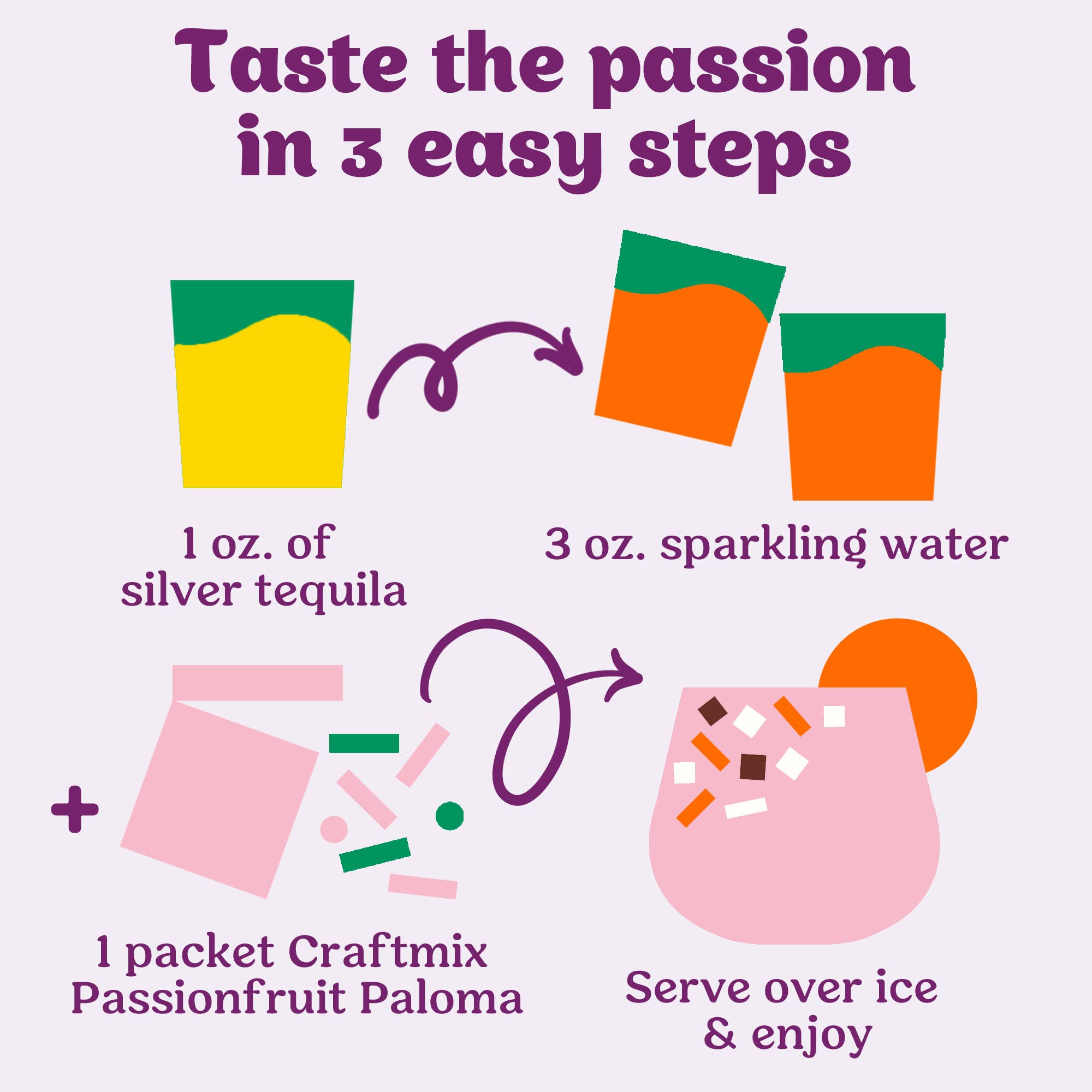 Passionfruit Paloma Cocktail | Mocktail Mixer