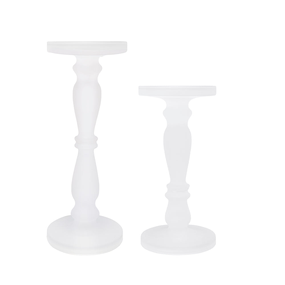 Frosted Glass Candle Pedestal (2 sizes available)