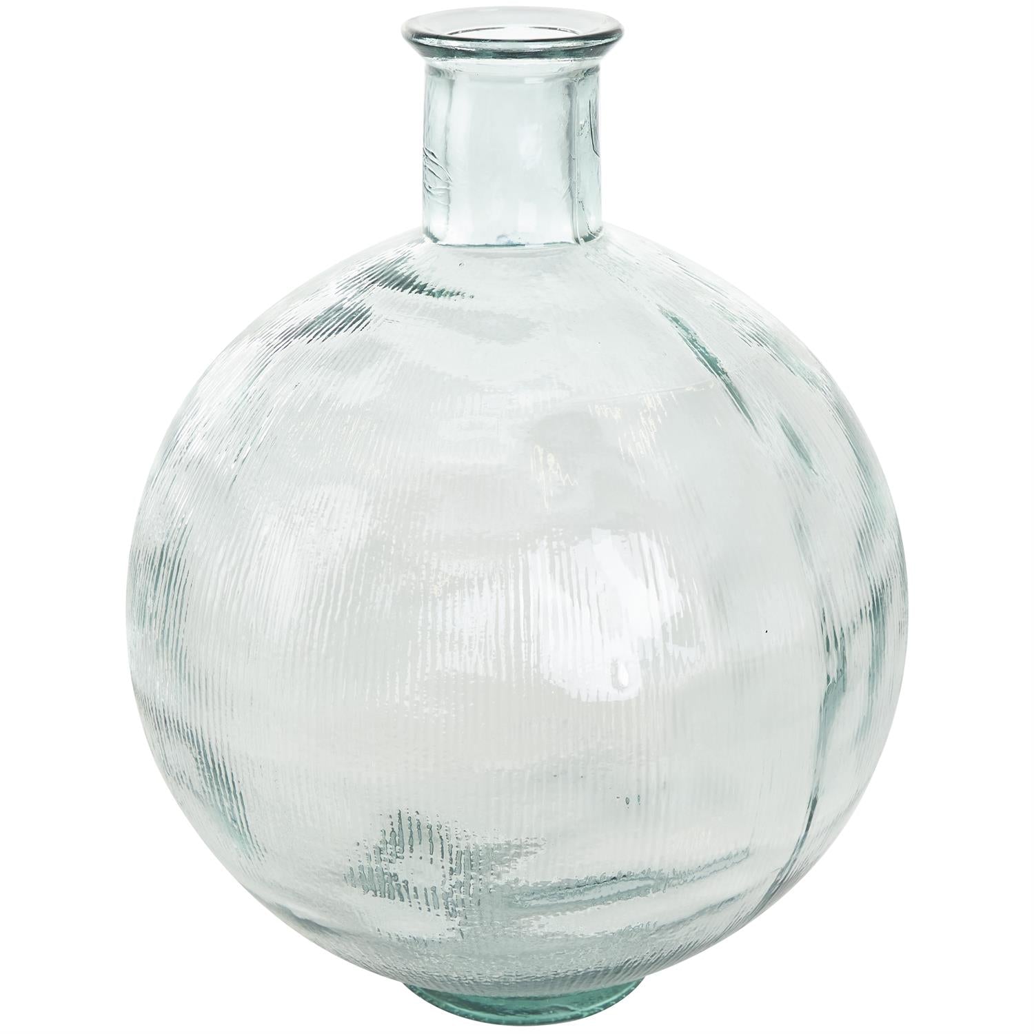 Recycled Glass Spanish Bottle Vase