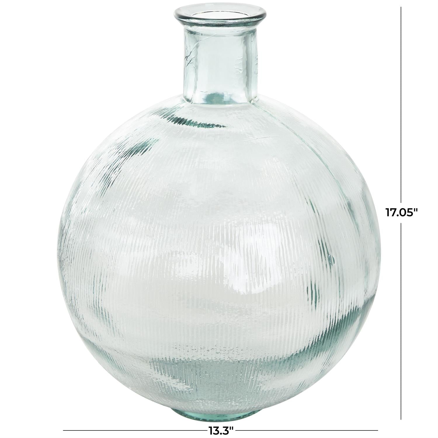 Recycled Glass Spanish Bottle Vase