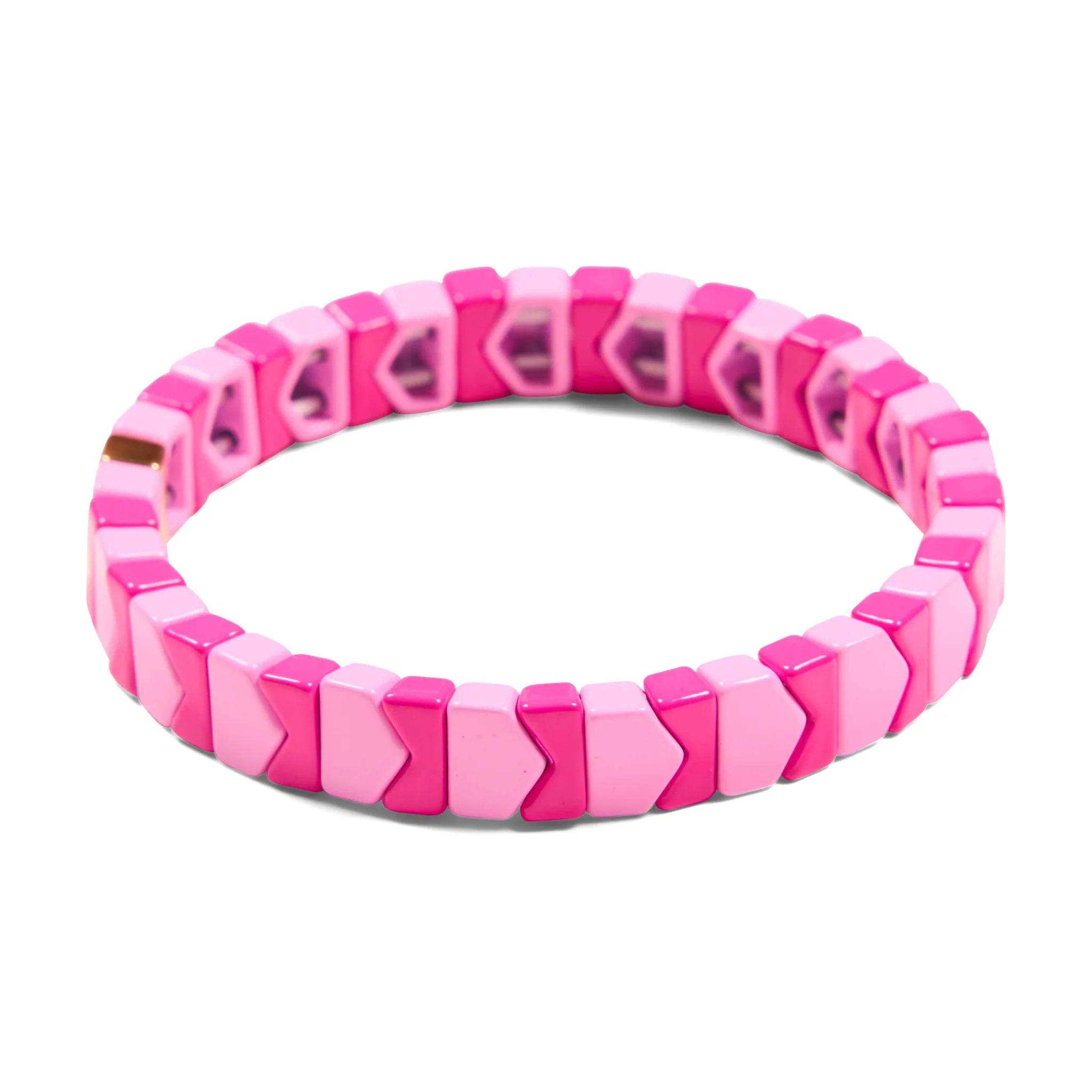 Going My Way Tile Bracelet | Fuchsia + Pink