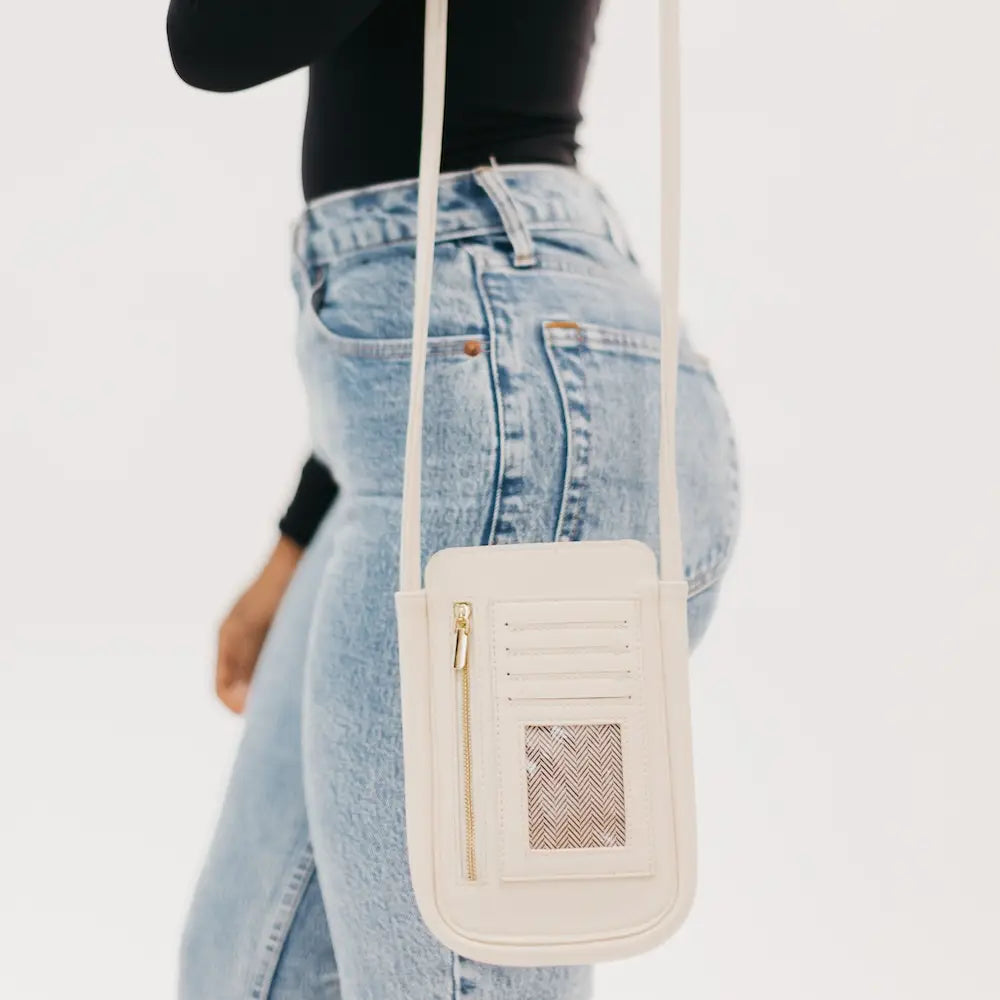 Parker Phone Crossbody Bag | Cream