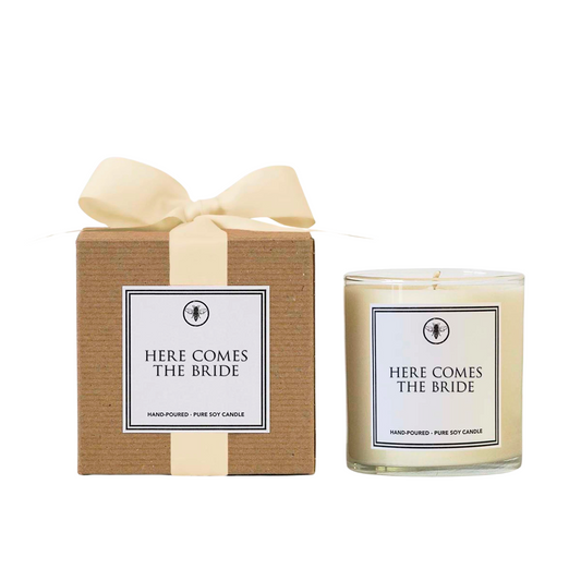Here Comes The Bride Candle - 8 oz