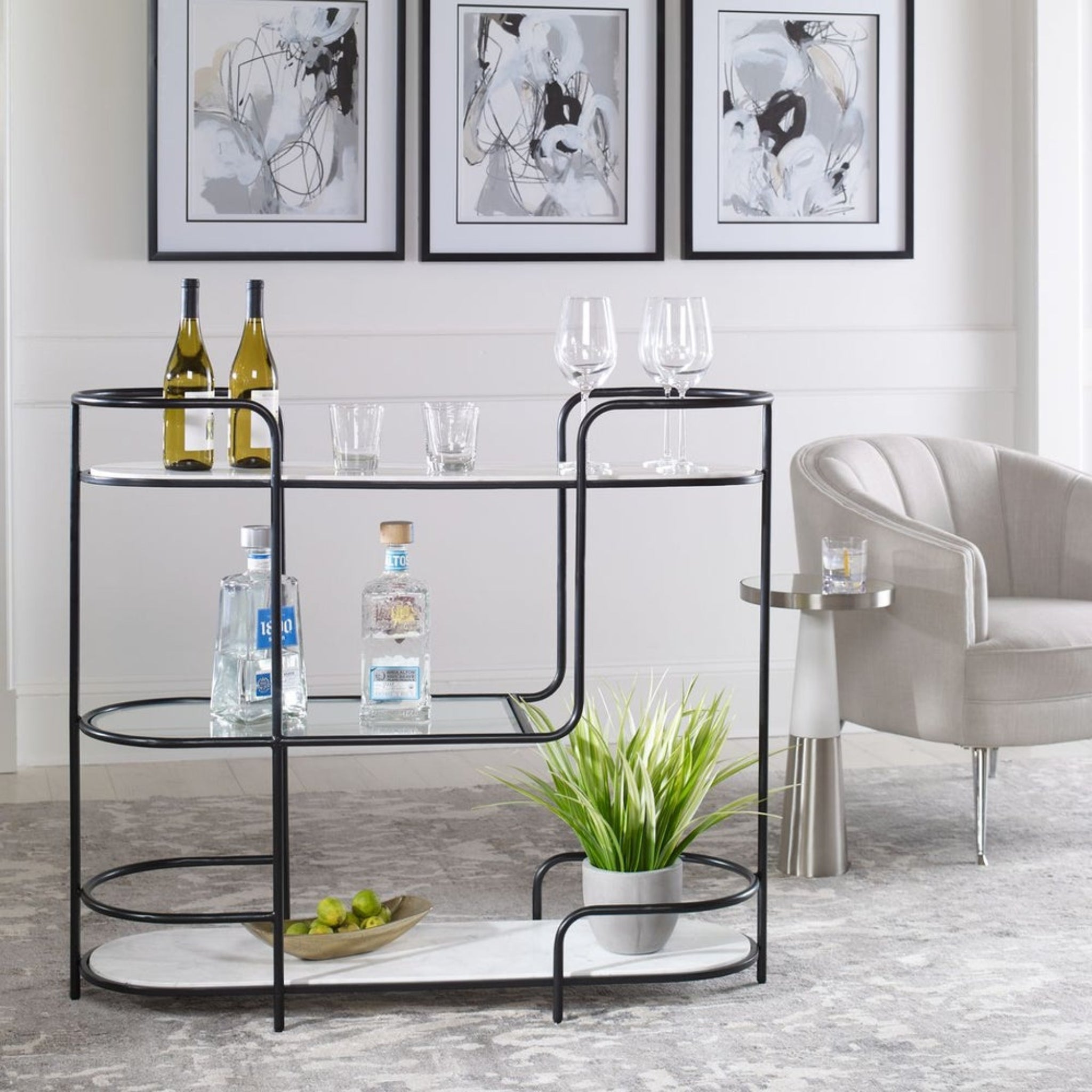 Trolley Bar Console