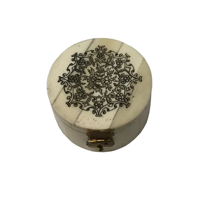 2.25" Round Bone Ring Box