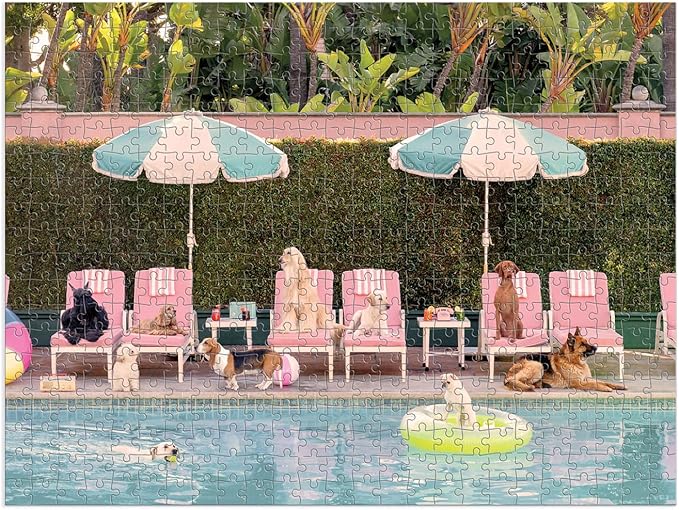 Gray Malin The Dogs at the Beverly Hills Hotel | 500 Piece Puzzle