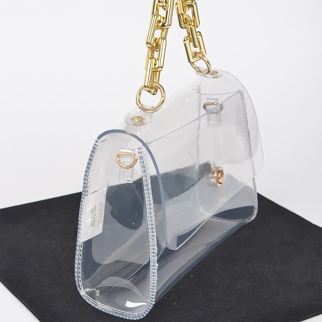 Clear Big Chain Bag