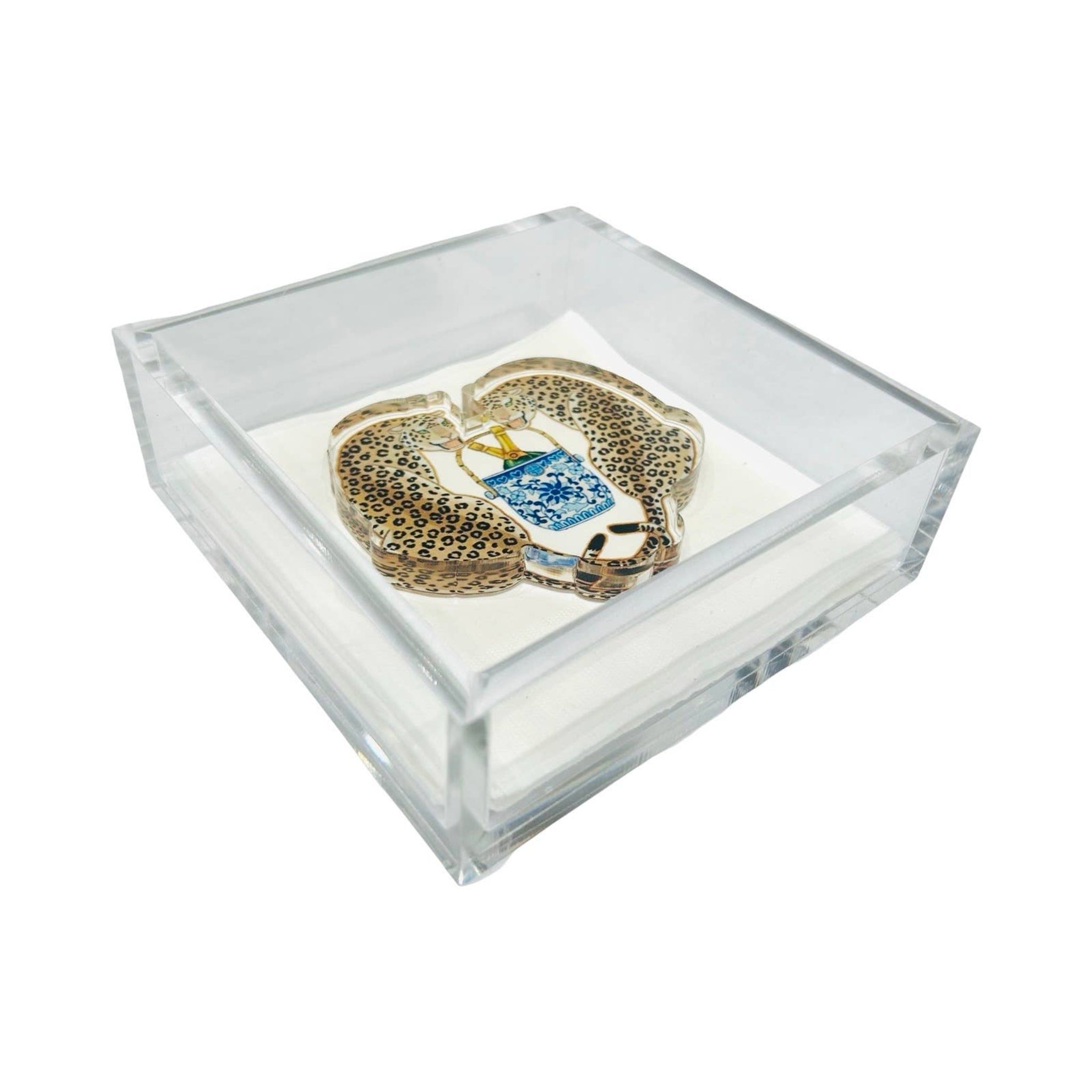 Acrylic Napkin Weight | Spotted Pair