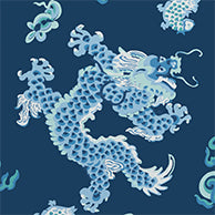 Dragon Dance Thibaut Wallpaper - Double Roll