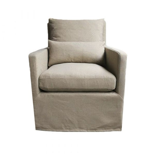 Kate Swivel Chair - Taupe