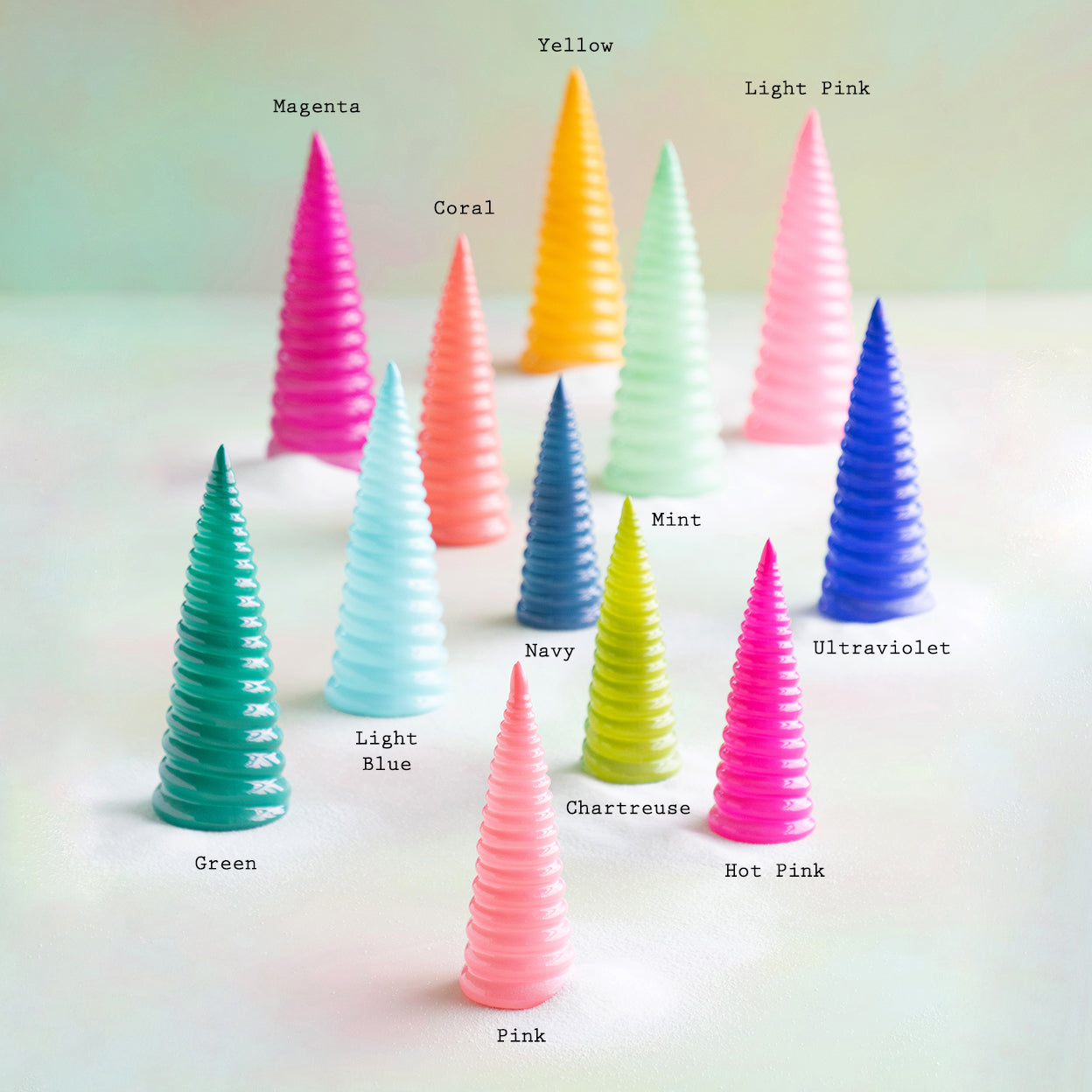 Sugar Swirl Cone Tree | 10"