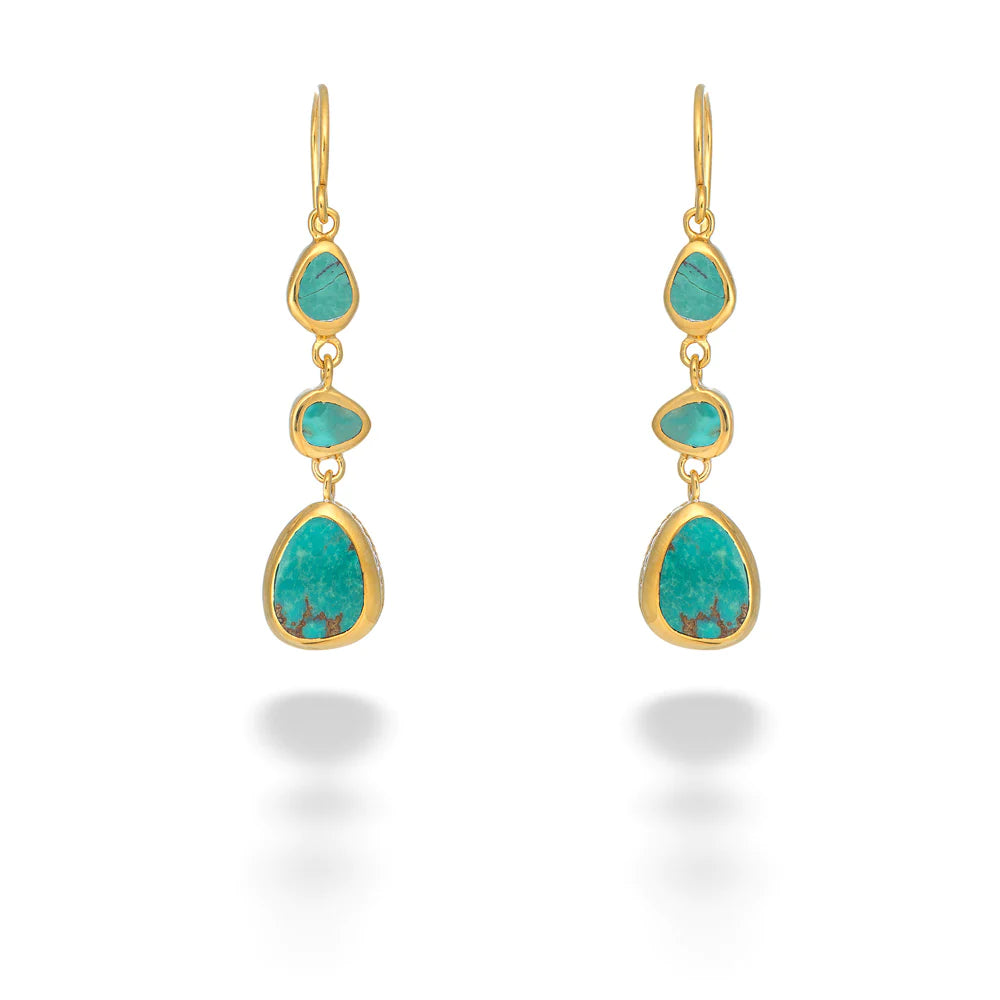 Anna Beck Turquoise Drop Earrings